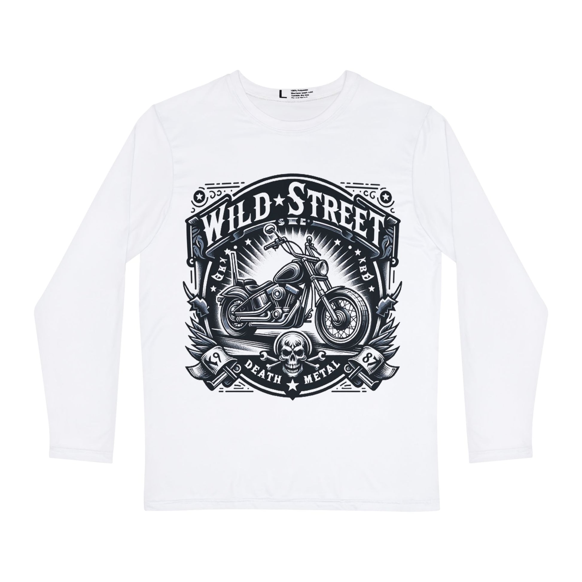 Wild Street Biker-Men's Long Sleeve Shirt (AOP)