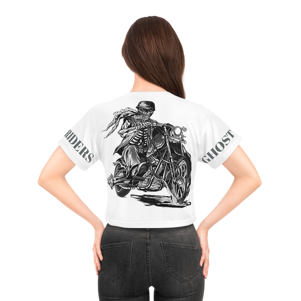 GHOST RIDERS Crop Tee (AOP)
