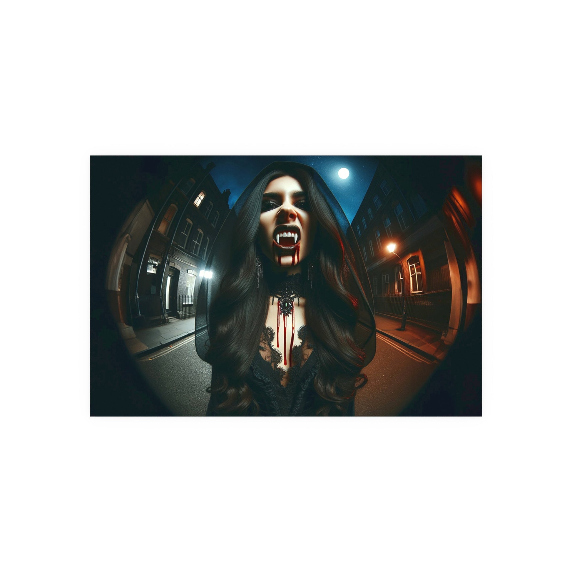 Vampire Mouth Satin and Archival Matte Poster