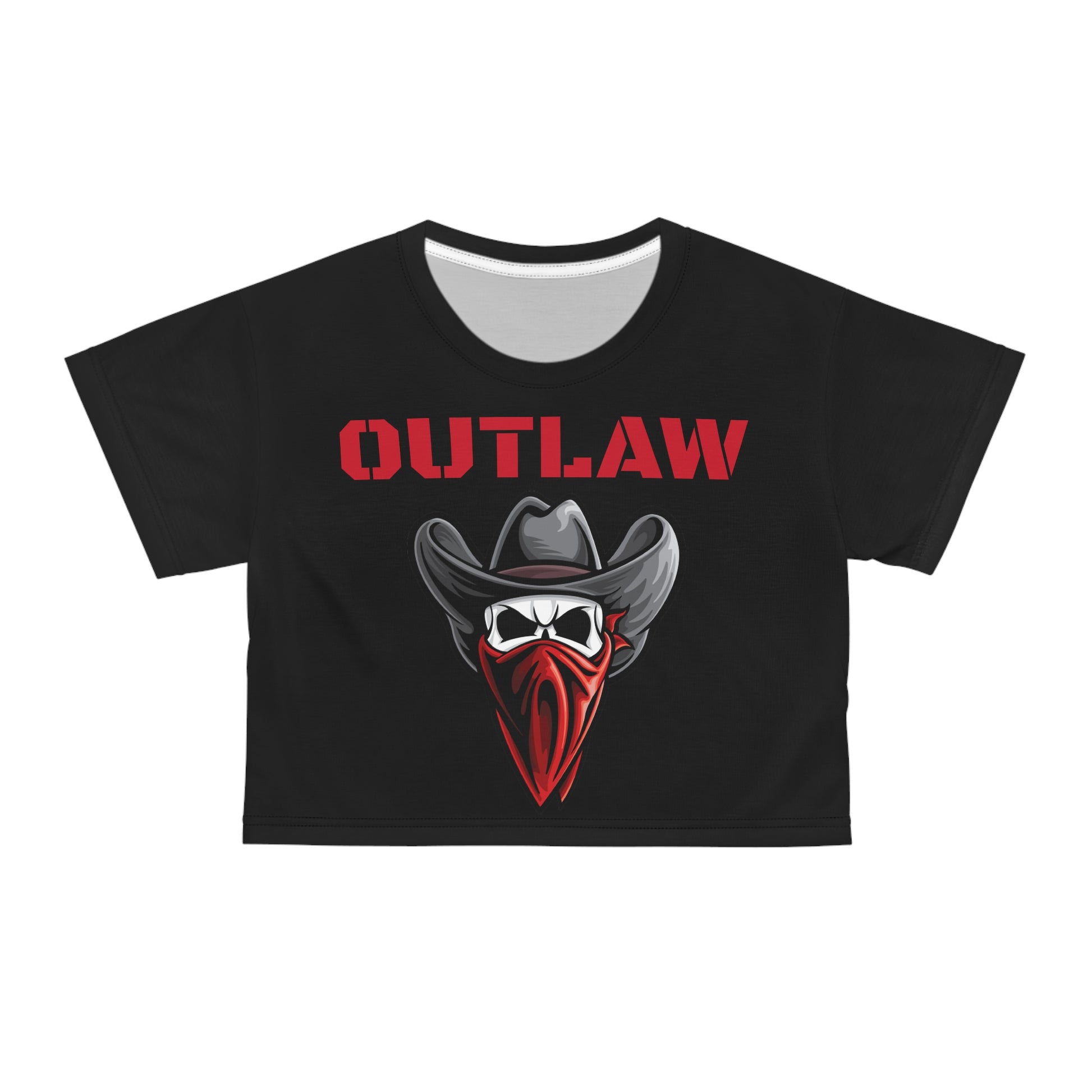 WILD STREET OUTLAWS AOP Crop Tee