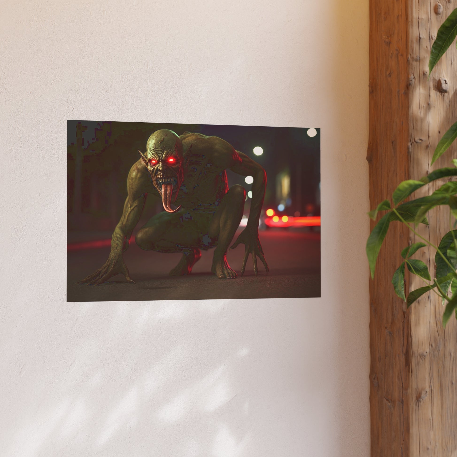 Red Eyes Satin and Archival Matte Poster