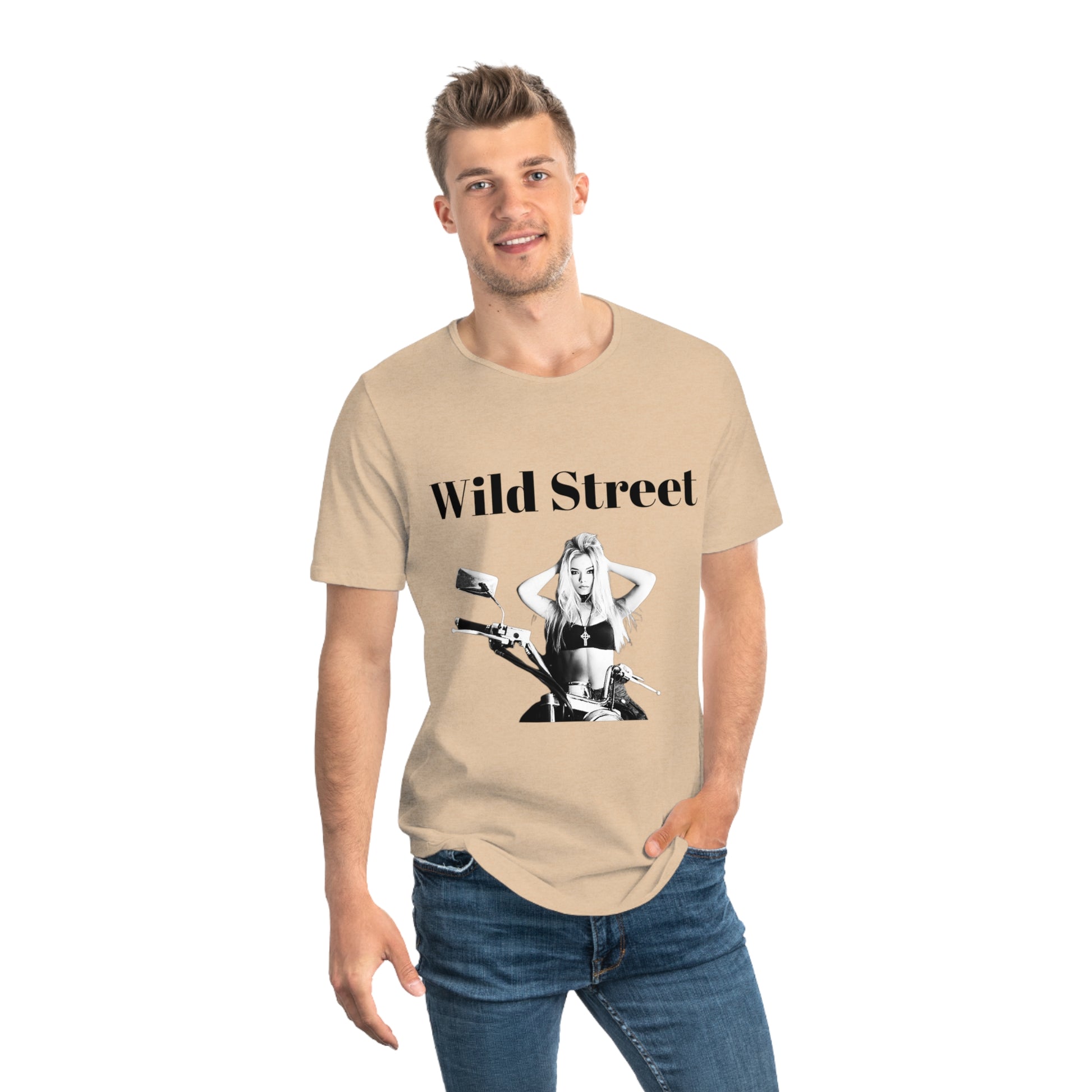 Wild Street Jersey Curved Hem Tee