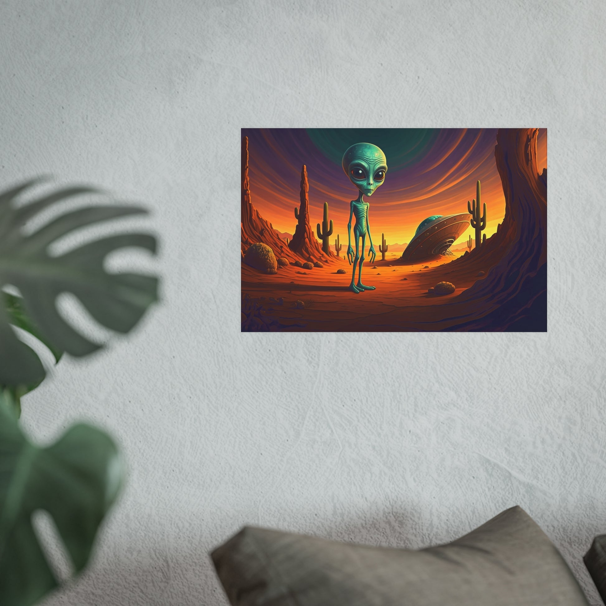 Crash Landing Satin and Archival Matte Poster