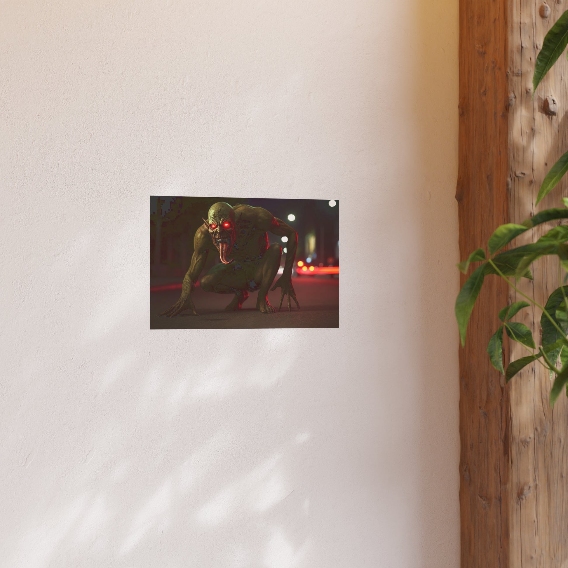Red Eyes Satin and Archival Matte Poster