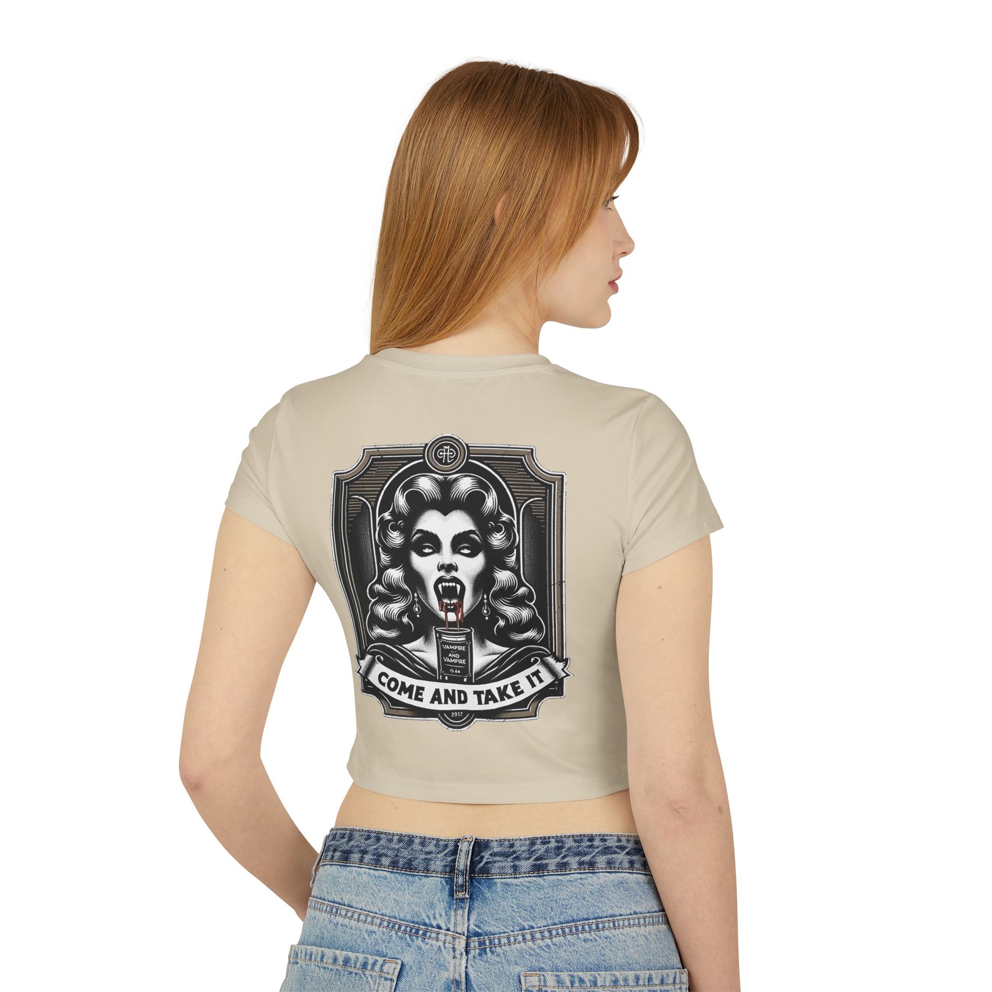 Come and Take It Vampire Women's Baby Tee