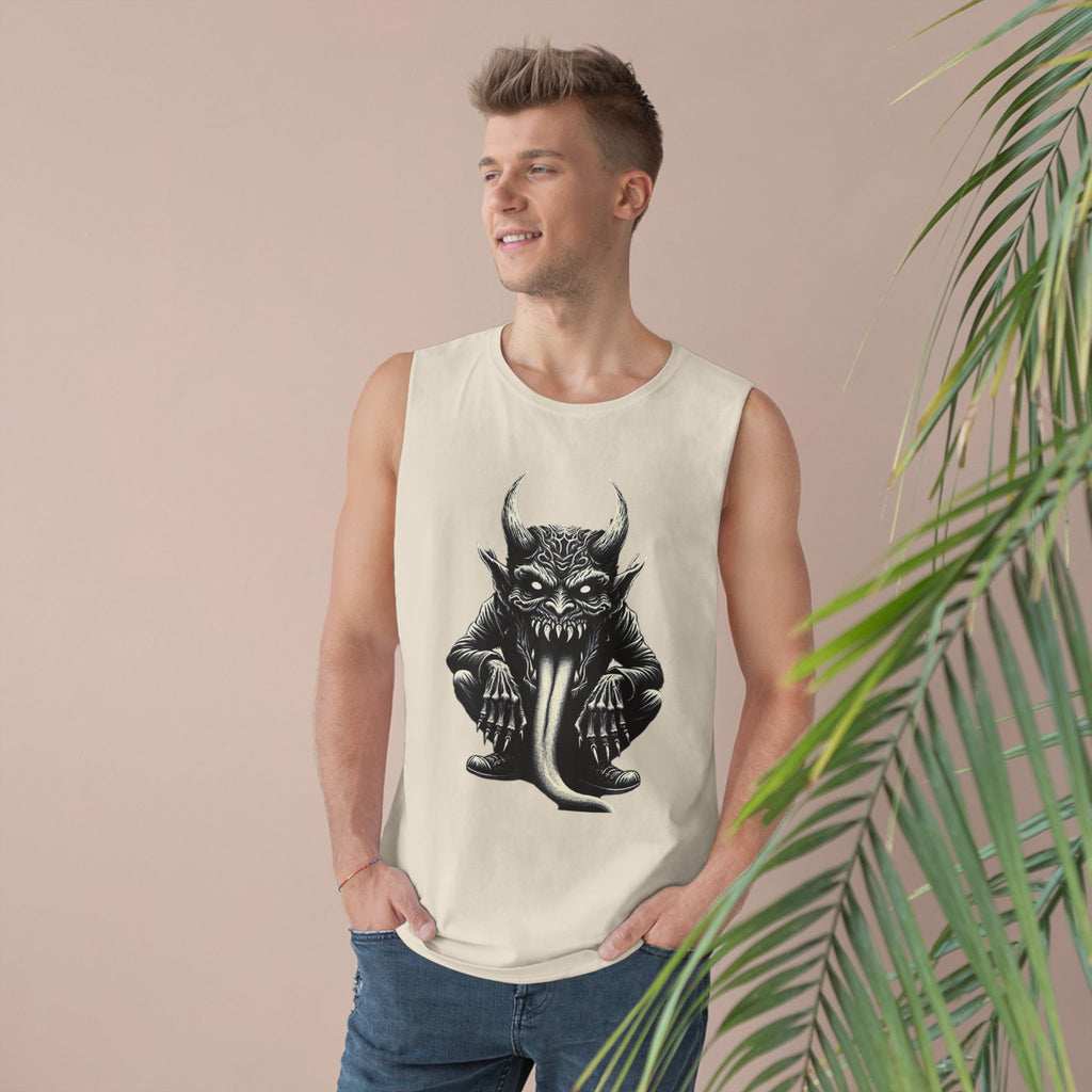 Demon Sleeveless Tee-Unisex Graphic Tank Top featuring Demon Design, Streetwear