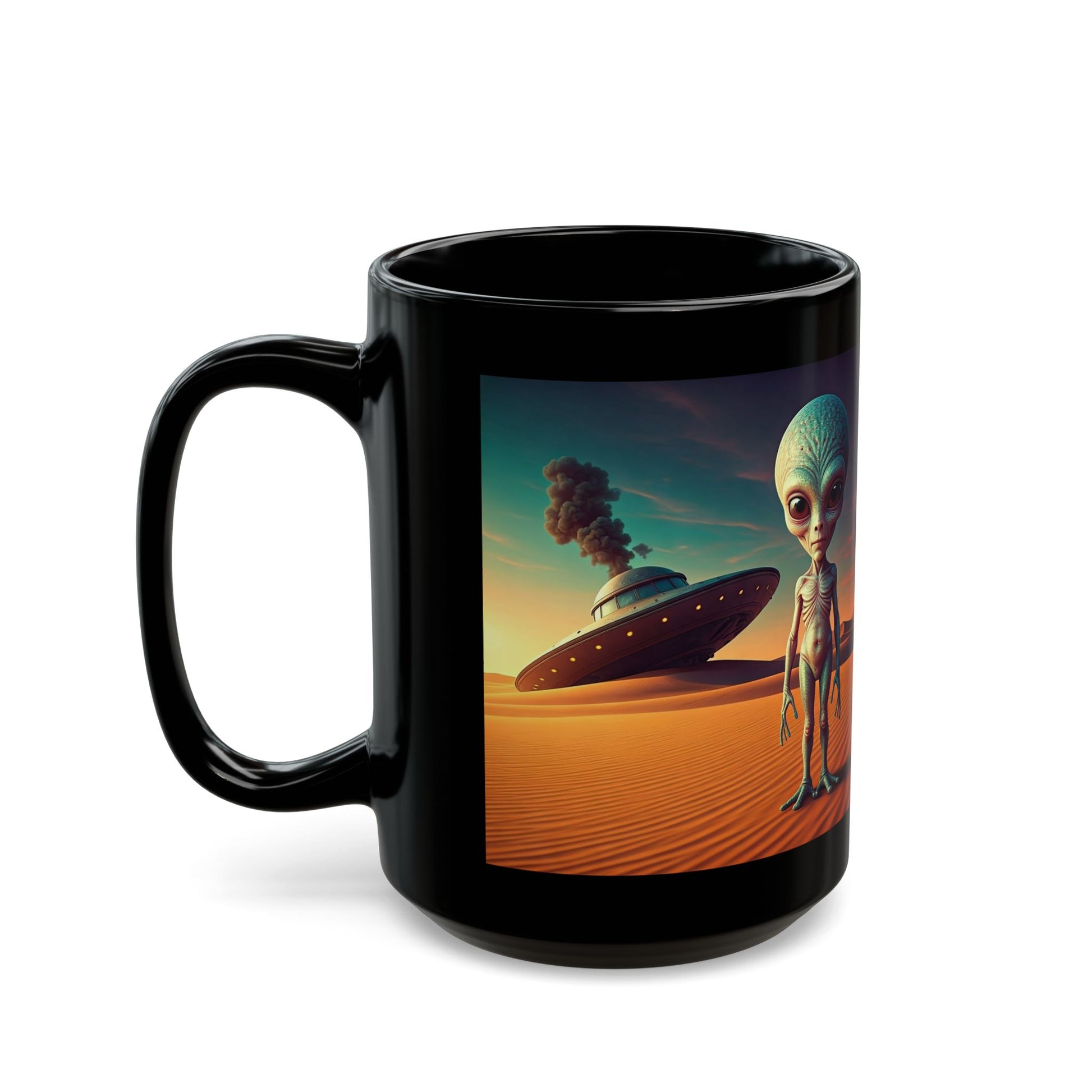 Take Me To Your Leader Black Mug (11oz, 15oz)
