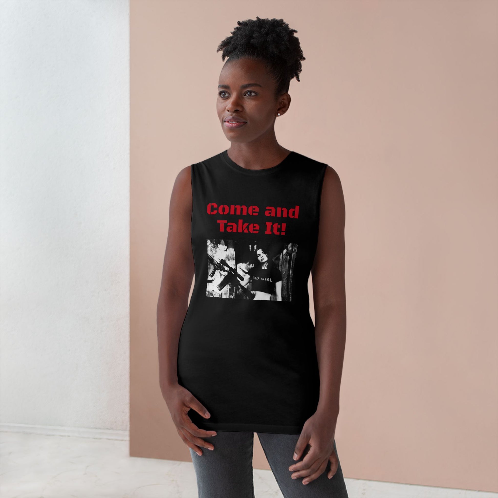 Come and Take It-Sleeveless Tee