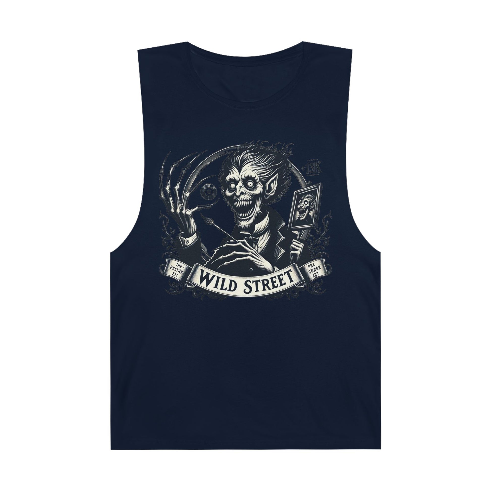 Crazy Wild Street Sleeveless Tee-Wild Street Graphic Tank Top, Gothic Style Apparel