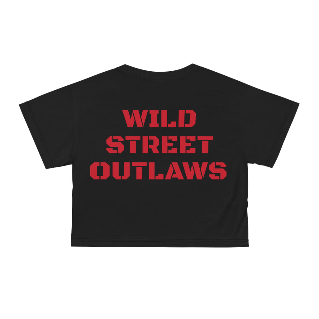 WILD STREET OUTLAWS AOP Crop Tee