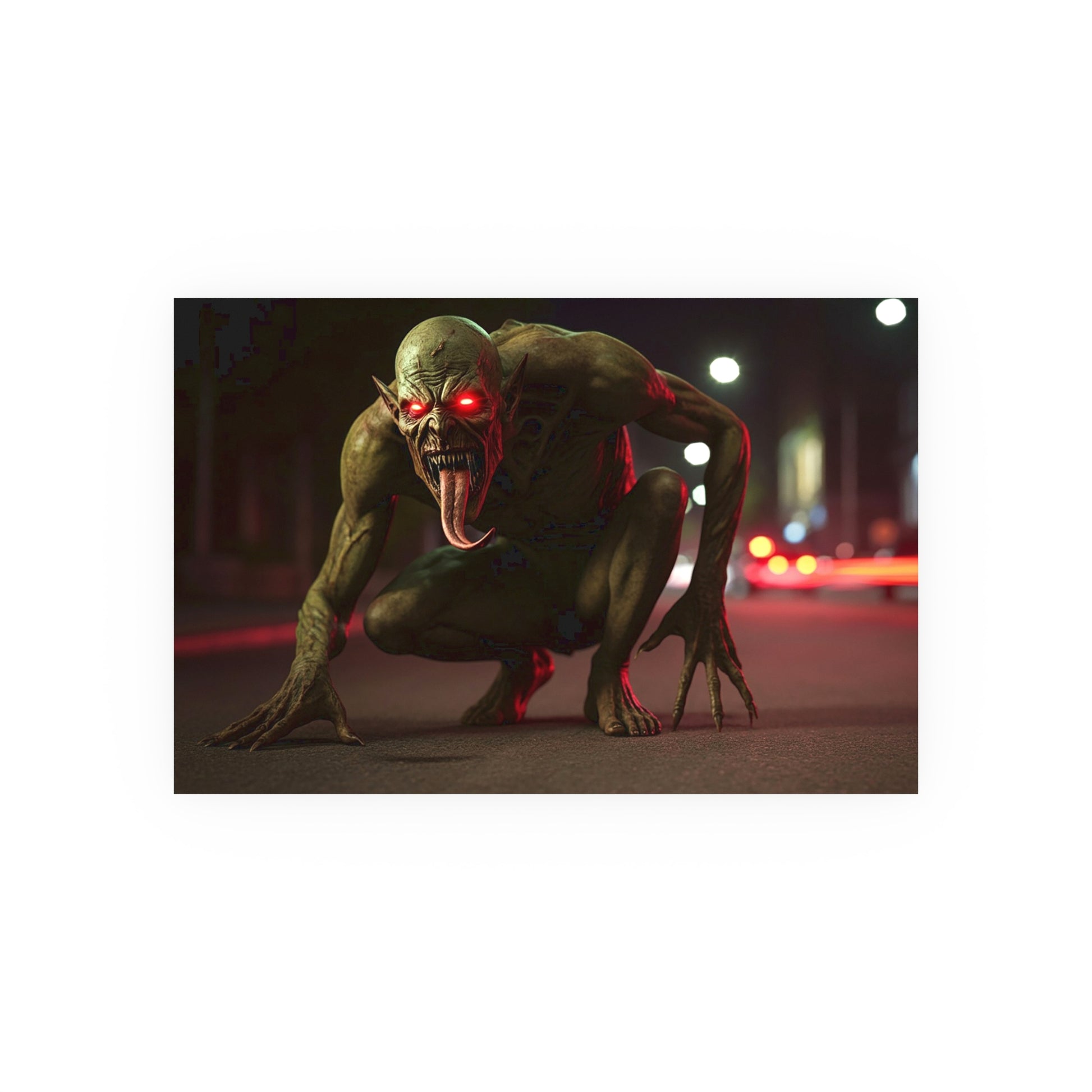 Red Eyes Satin and Archival Matte Poster