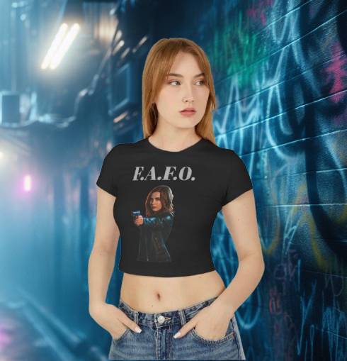 F.A.F.O. Women's Baby Tee - Empowering Graphic Tee