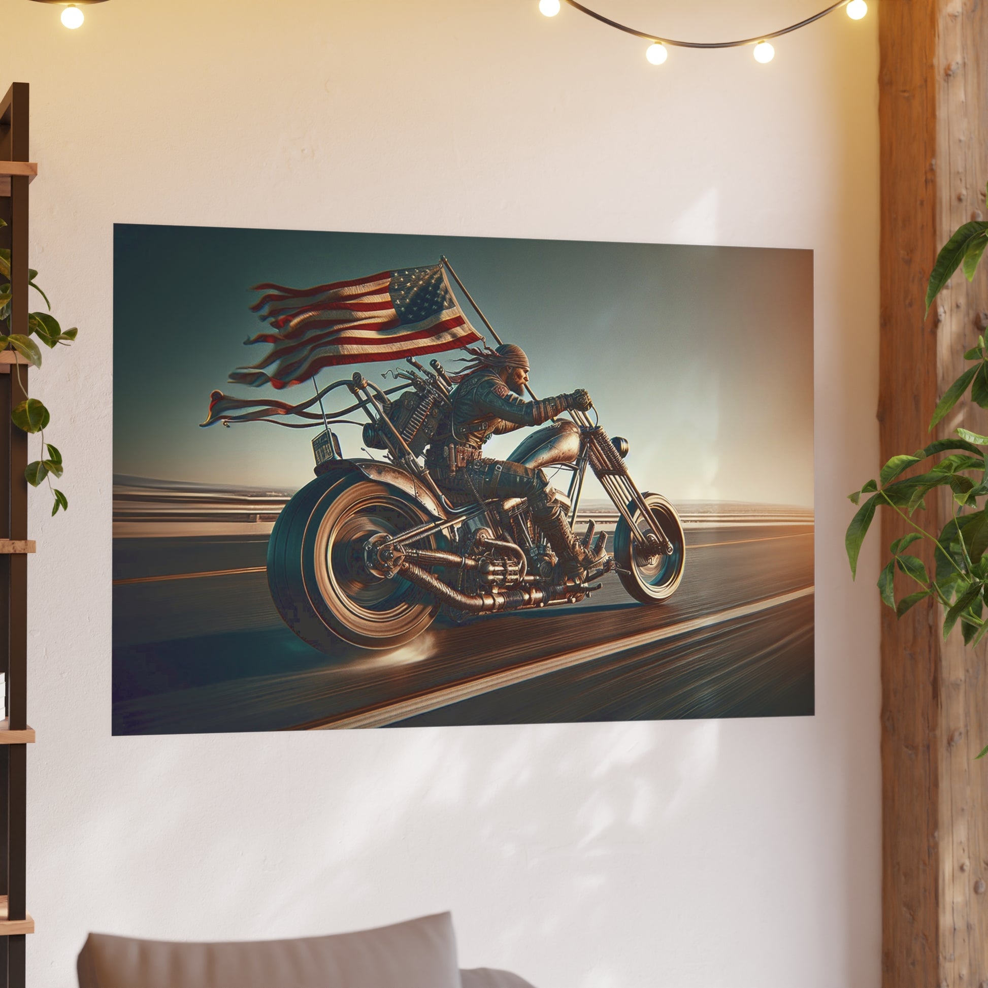American Biker-Satin and Archival Matte Poster