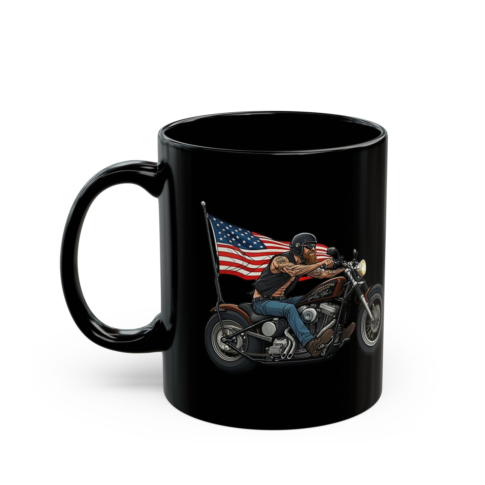 American Biker Black Mug (11oz, 15oz)