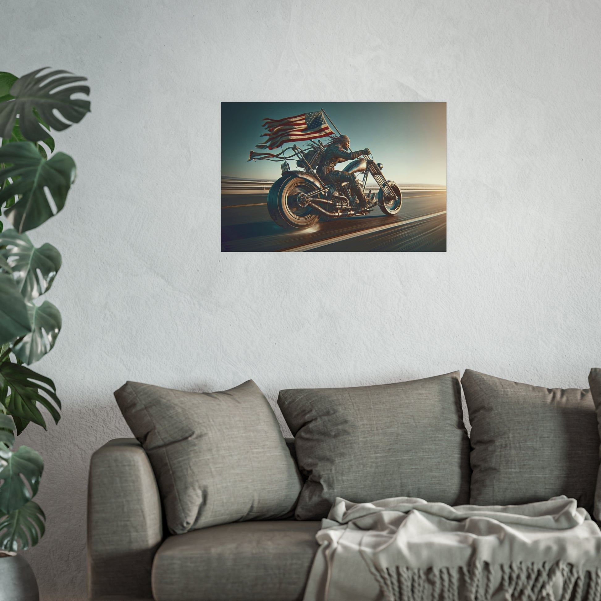 American Biker-Satin and Archival Matte Poster