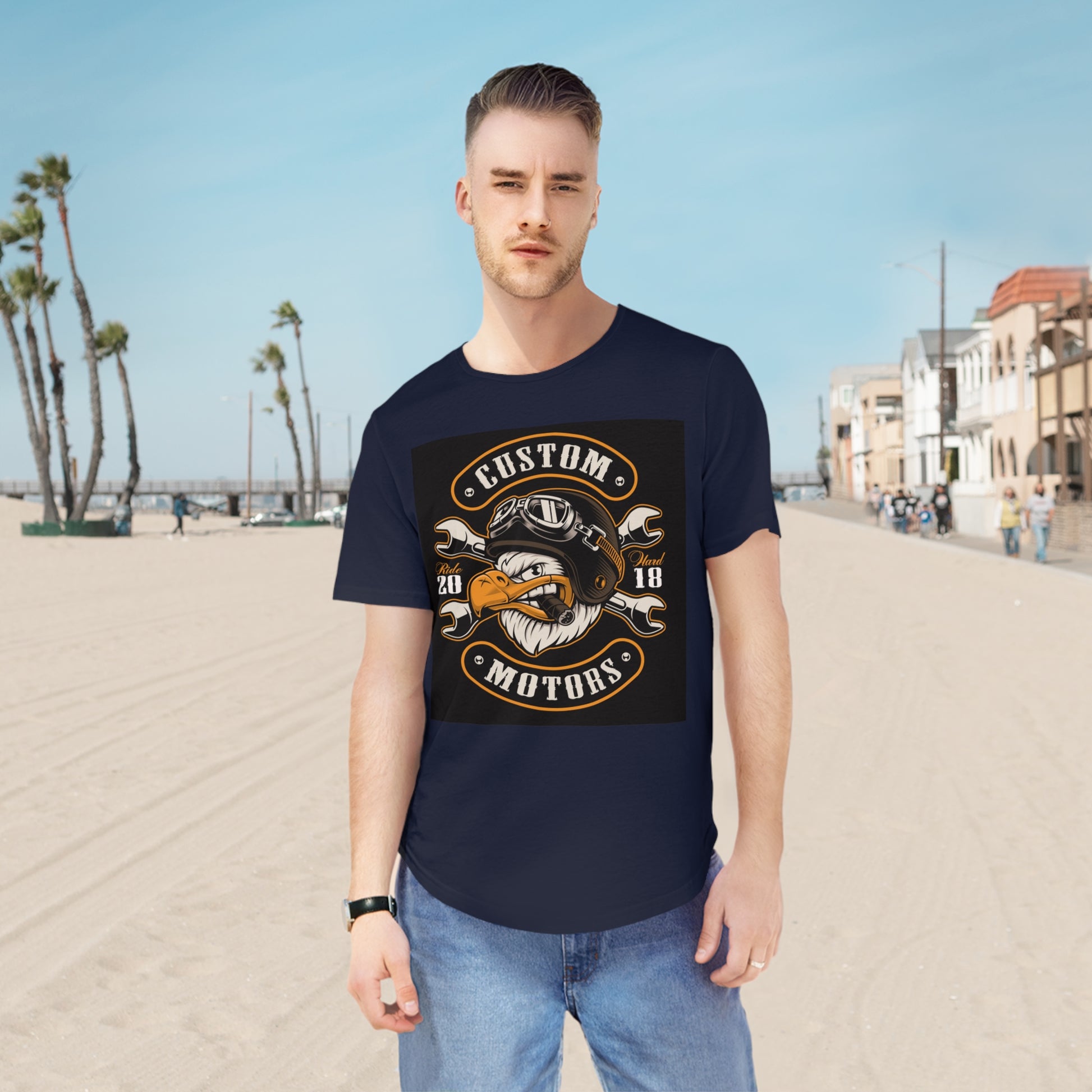 Custom Motors Curved Hem Tee