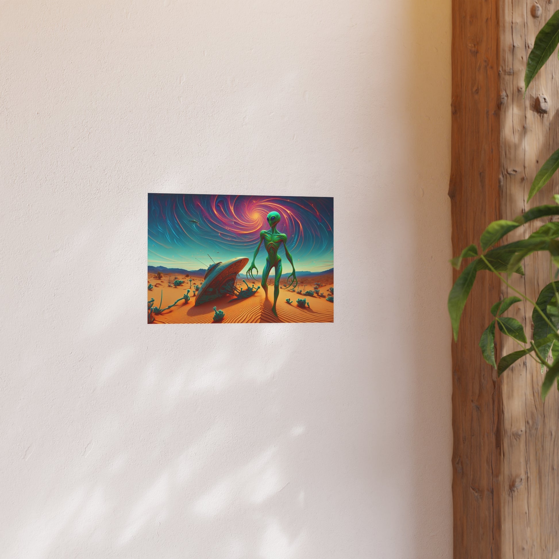 UFO Crash Satin and Archival Matte Poster