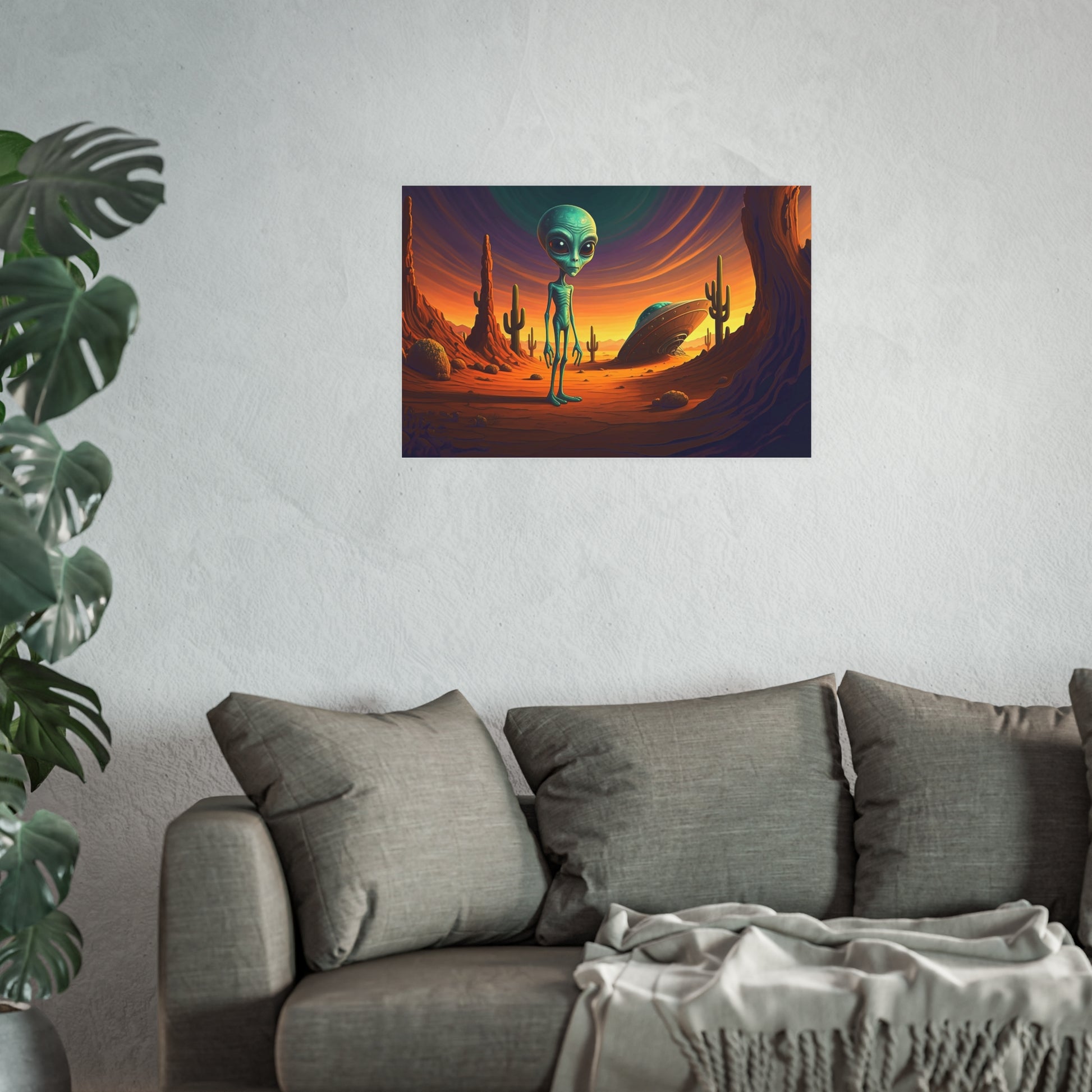 Crash Landing Satin and Archival Matte Poster