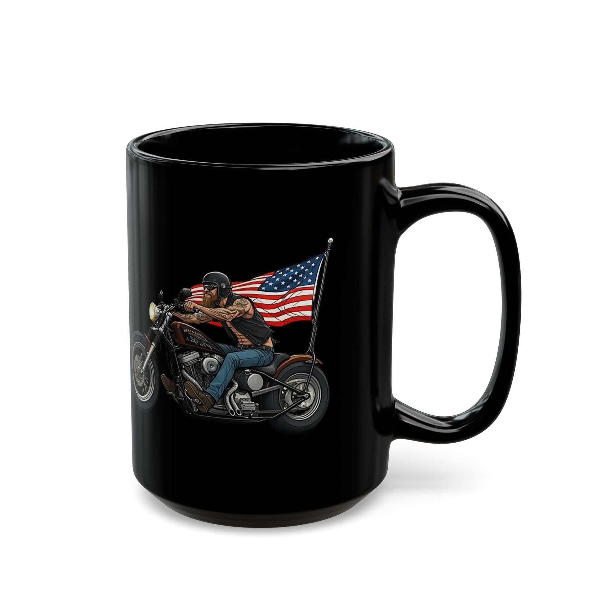 American Biker Black Mug (11oz, 15oz)