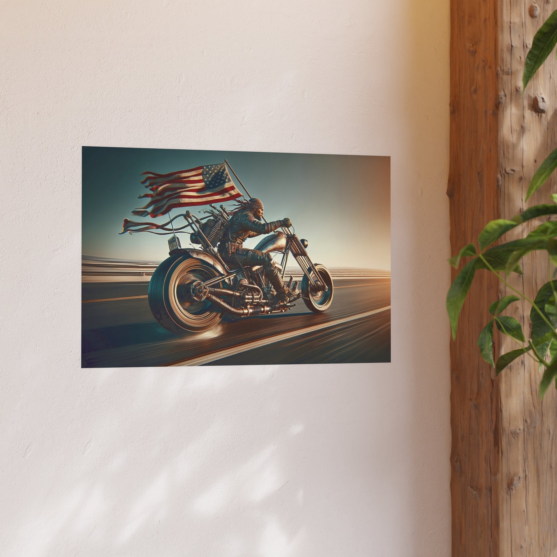 American Biker-Satin and Archival Matte Poster