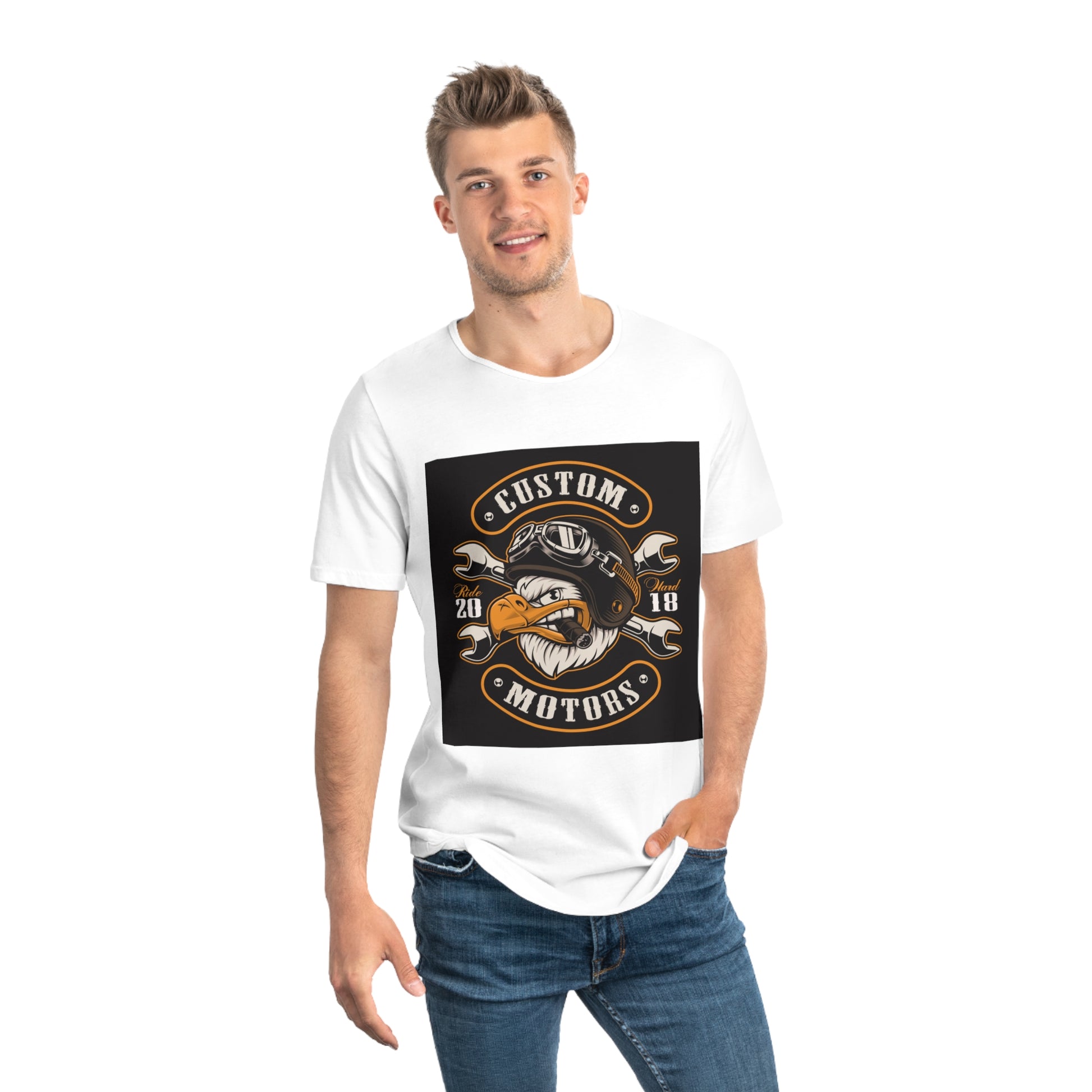 Custom Motors Curved Hem Tee