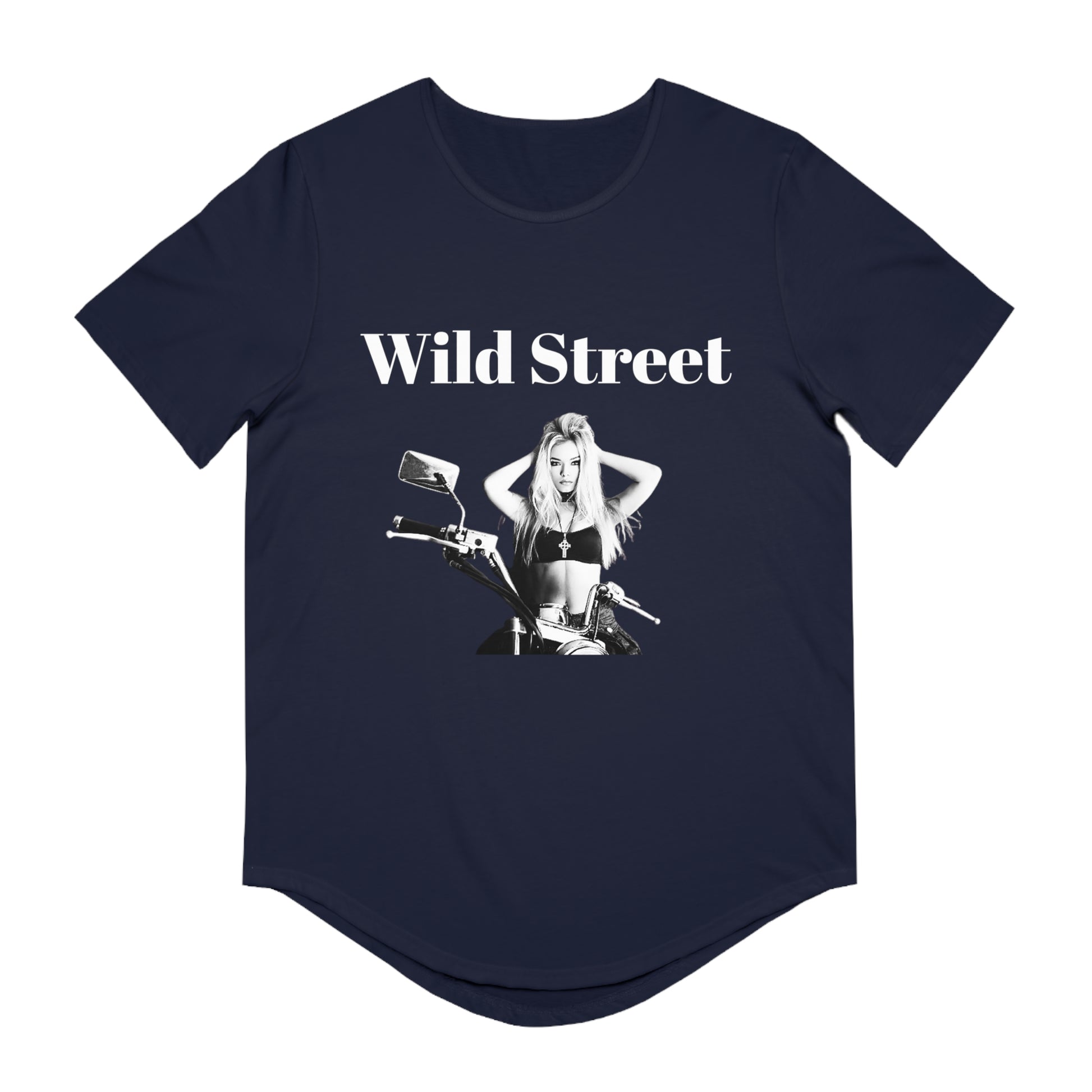 Wild Street Jersey Curved Hem Tee