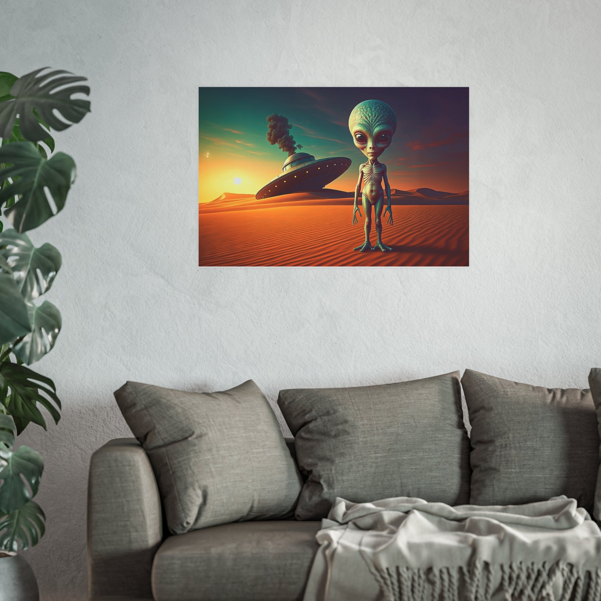 Take Me To Your Leader Satin and Archival Matte Poster