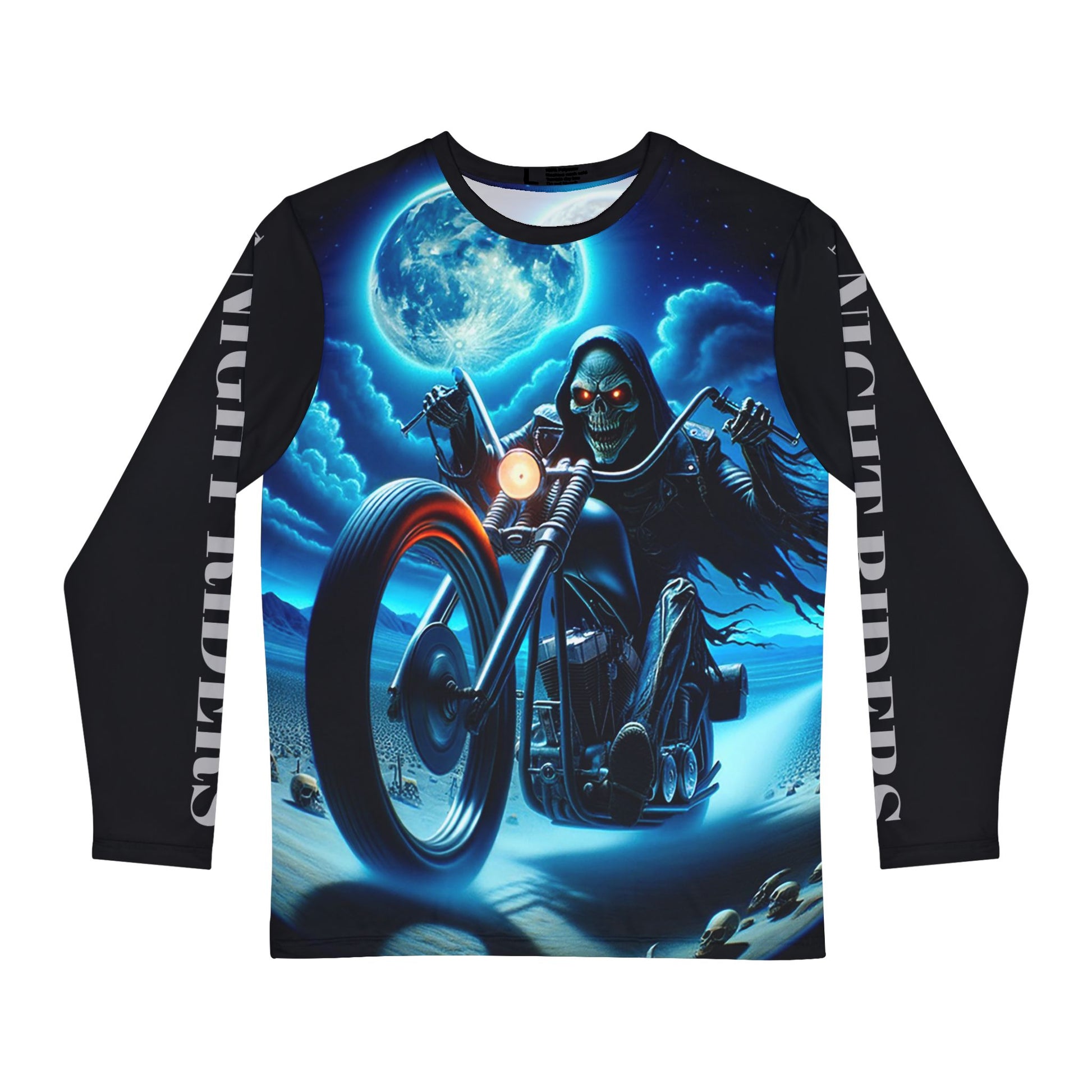 Night Riders-Men's Long Sleeve Shirt (AOP)