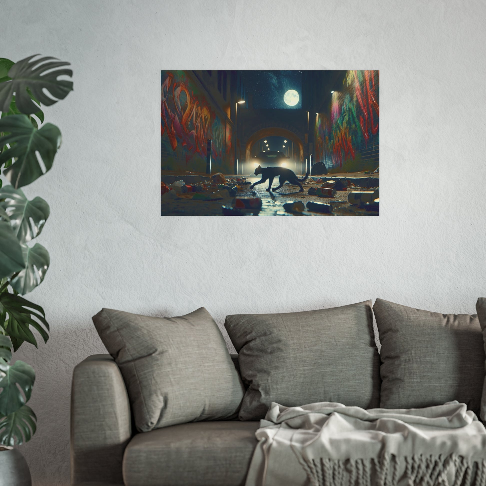 Cat Alley Satin and Archival Matte Poster