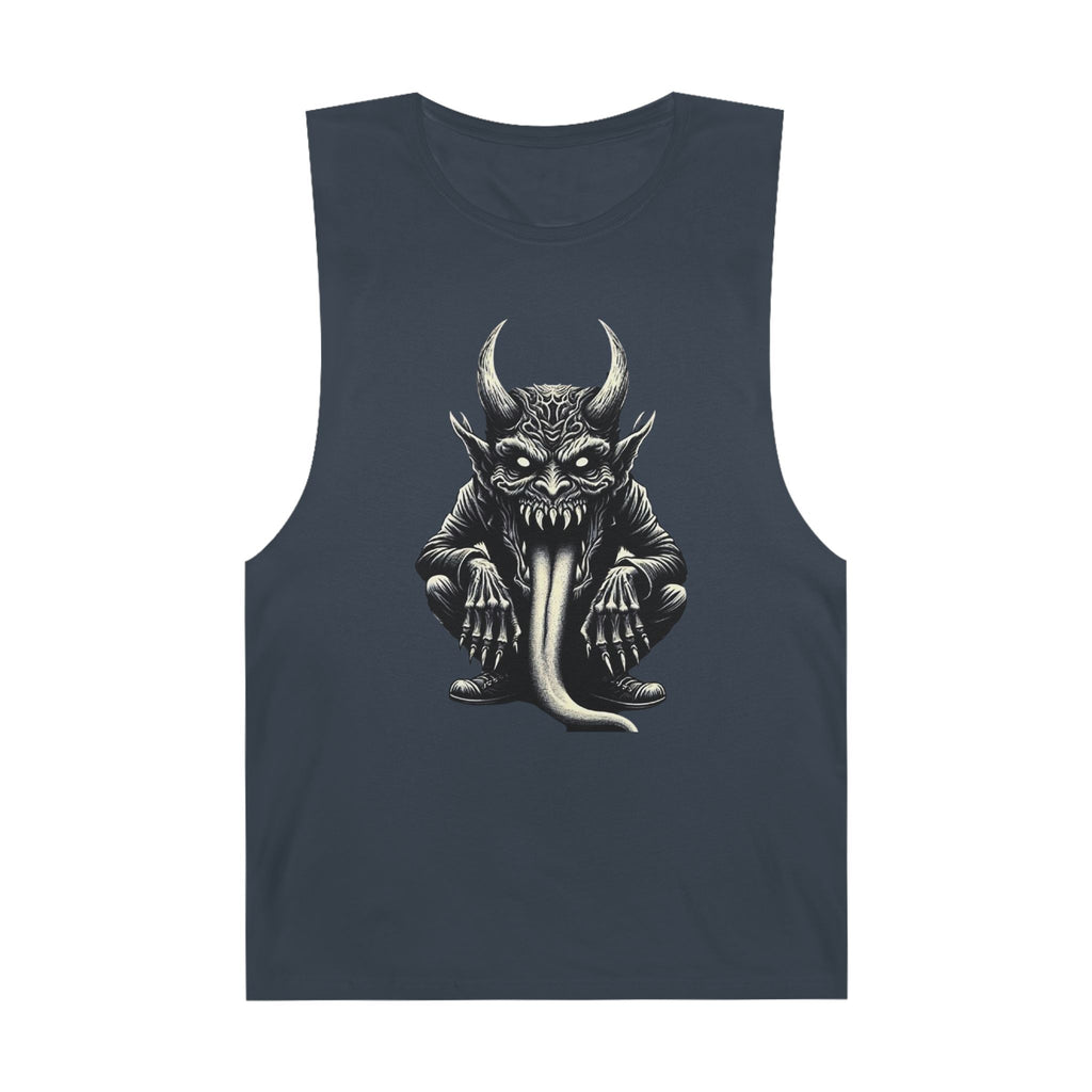 Demon Sleeveless Tee-Unisex Graphic Tank Top featuring Demon Design, Streetwear