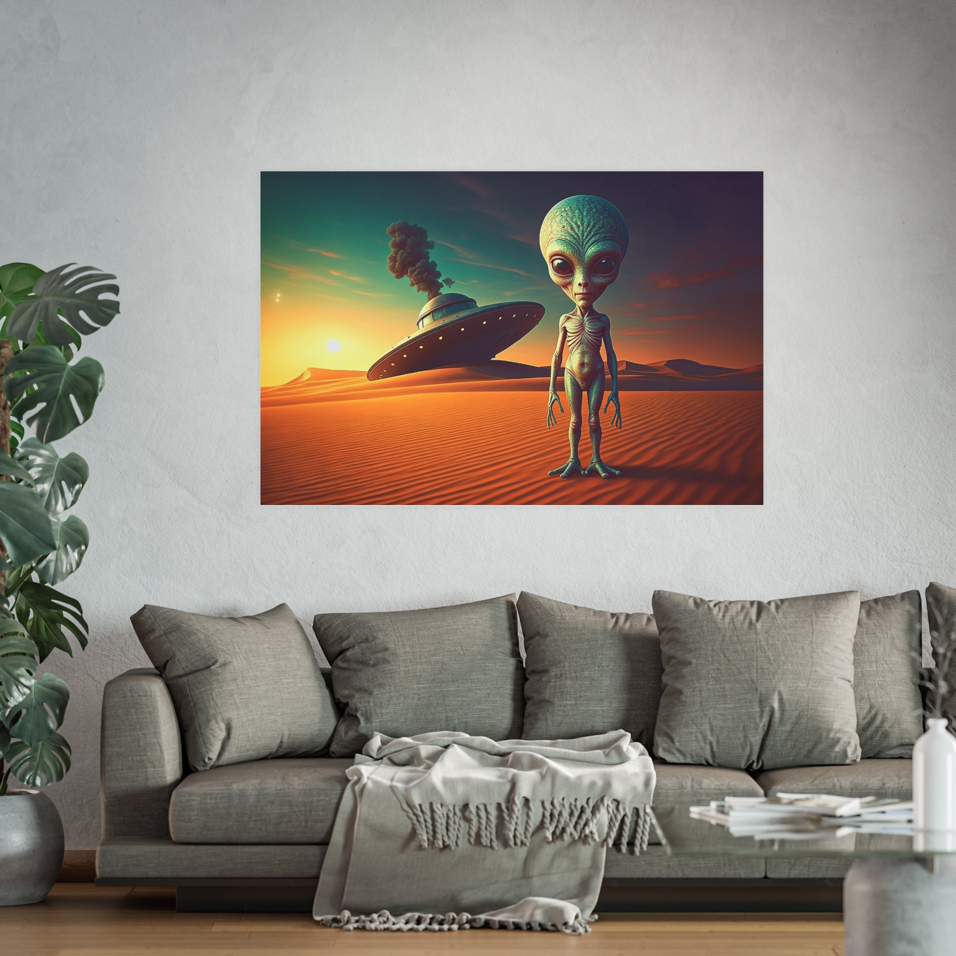 Take Me To Your Leader Satin and Archival Matte Poster