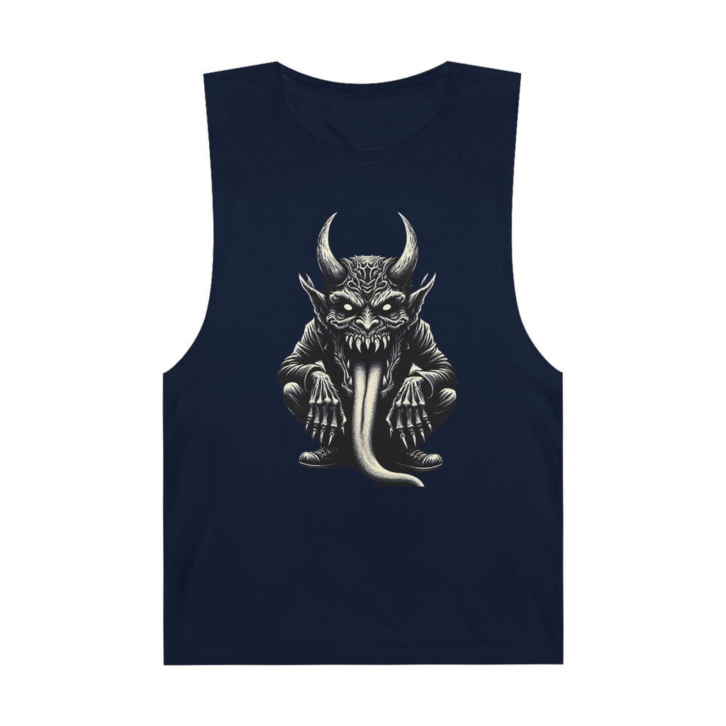 Demon Sleeveless Tee-Unisex Graphic Tank Top featuring Demon Design, Streetwear
