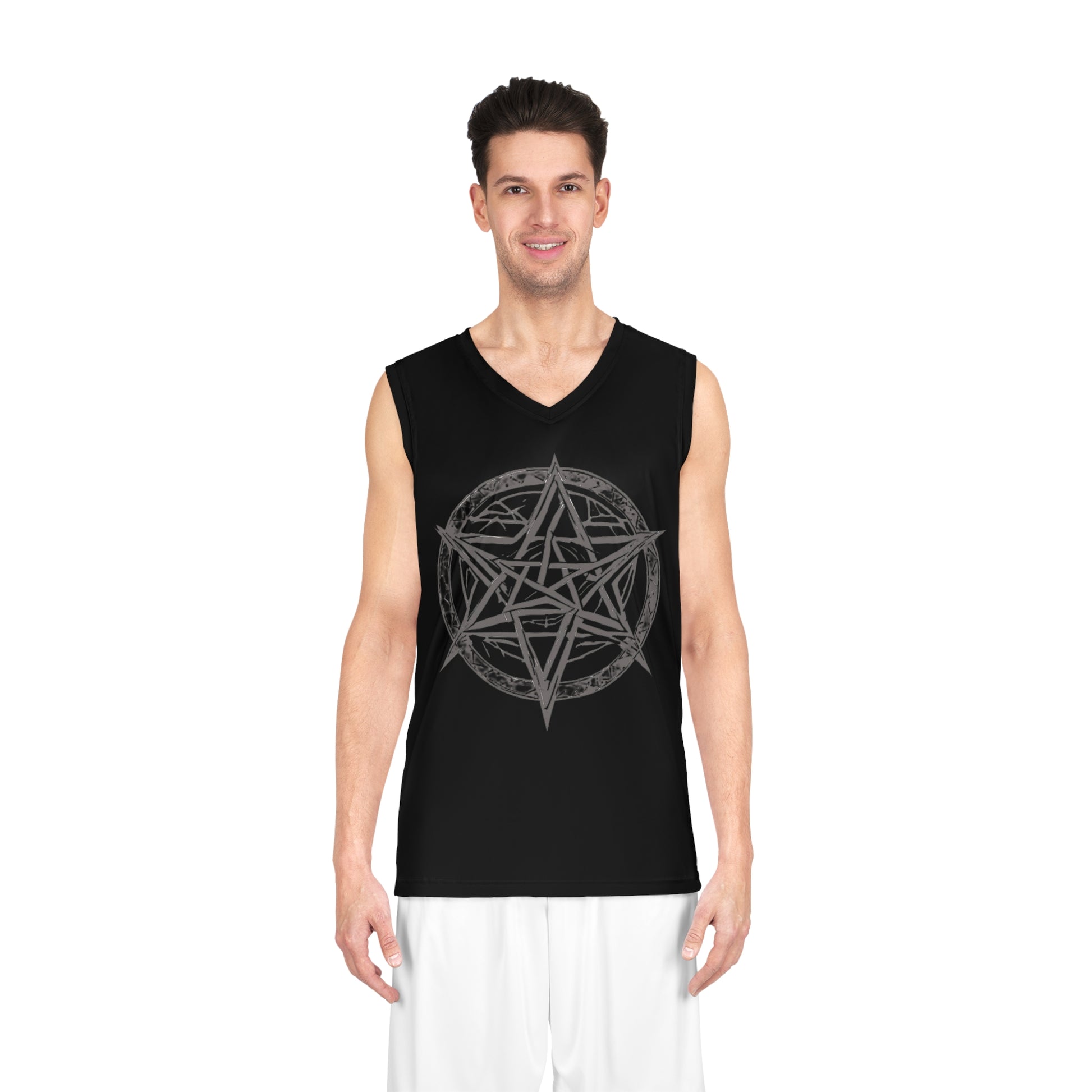 Pentagram Basketball Jersey (AOP)