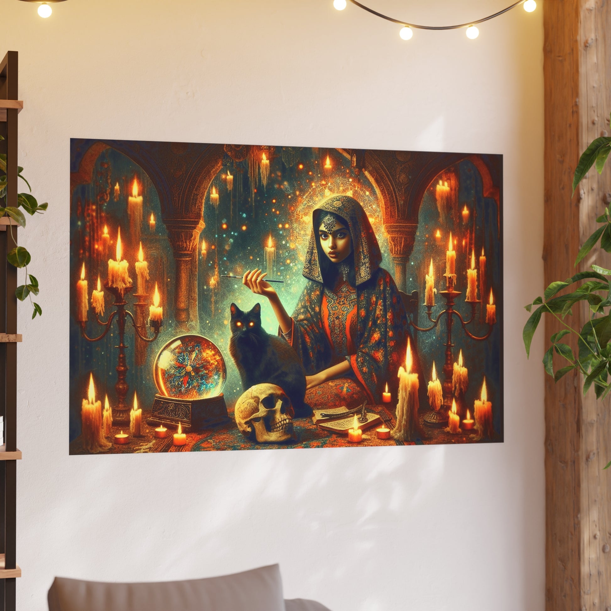 Mystic Cat Satin and Archival Matte Poster