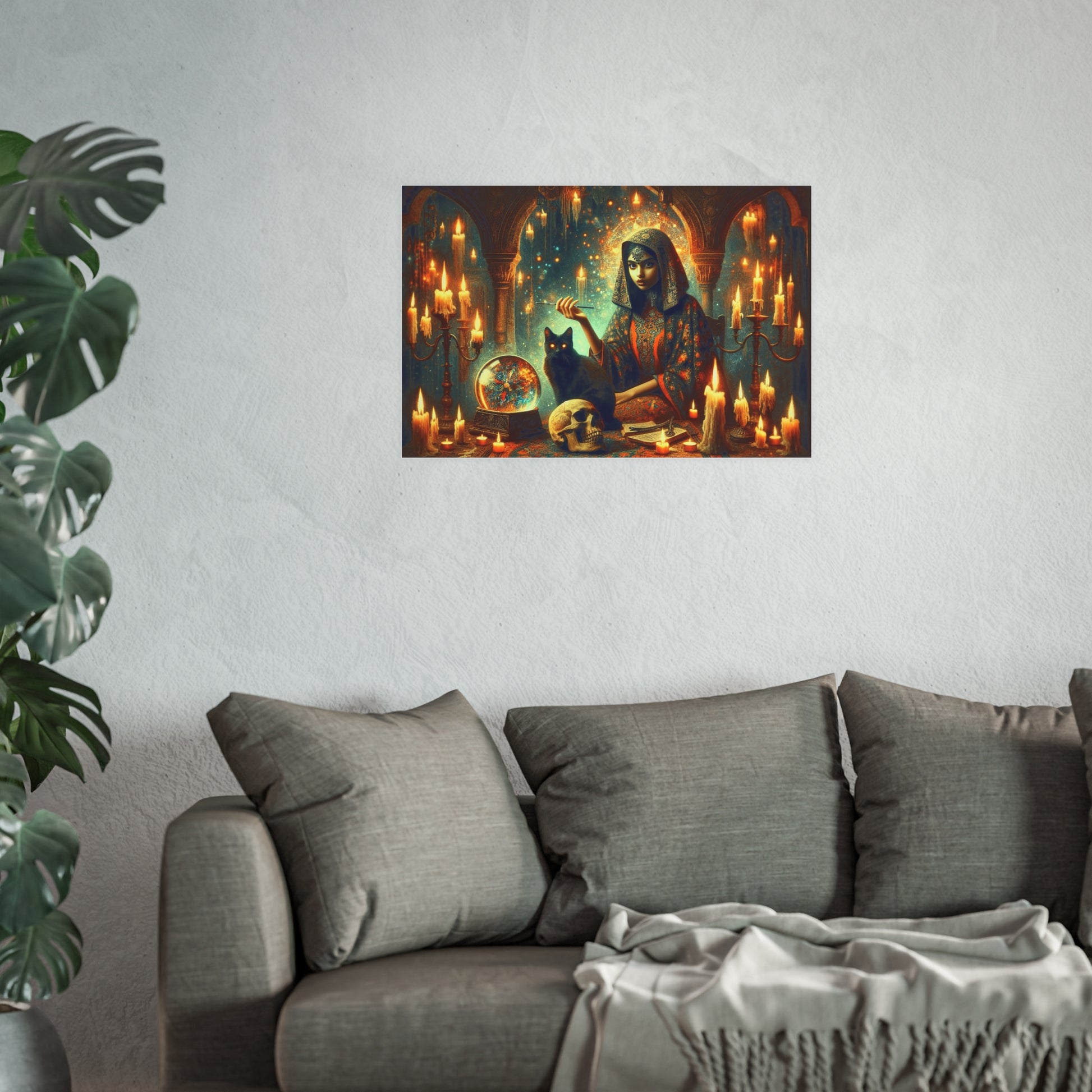 Mystic Cat Satin and Archival Matte Poster