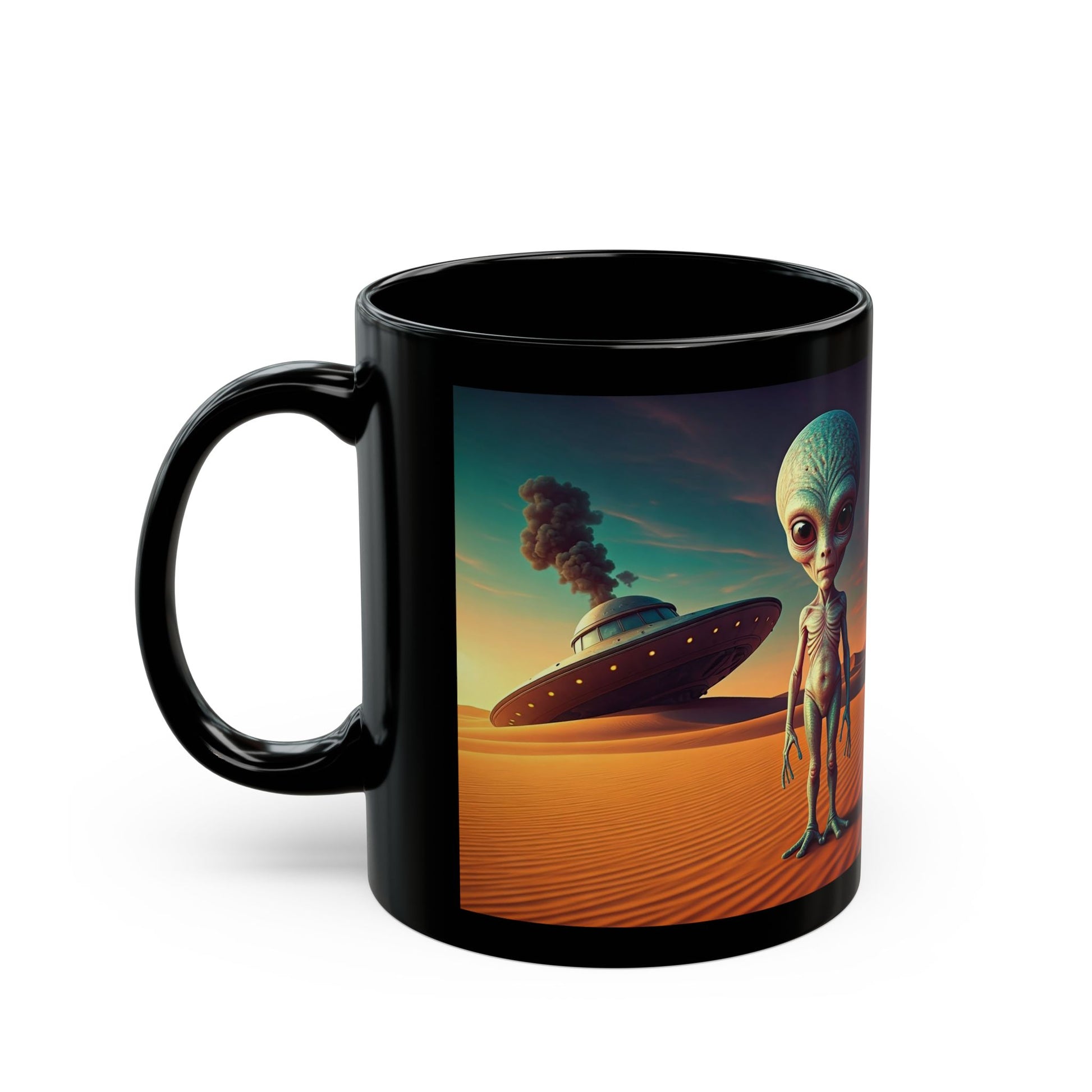 Take Me To Your Leader Black Mug (11oz, 15oz)