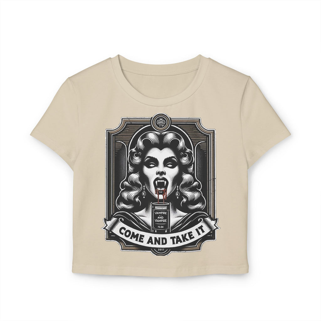 Come and Take It Vampire Women's Baby Tee