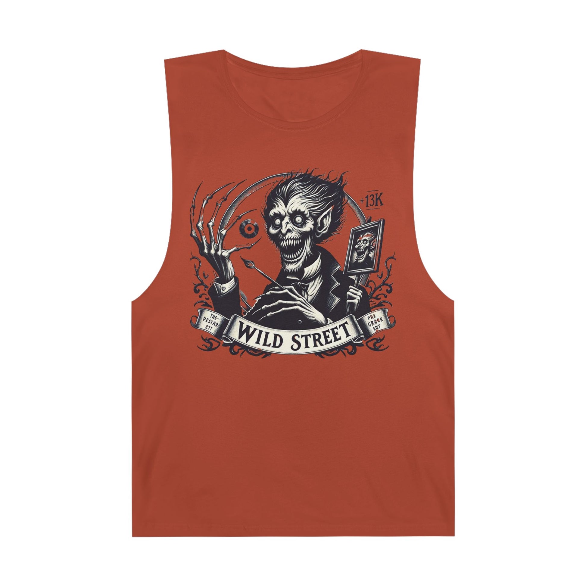 Crazy Wild Street Sleeveless Tee-Wild Street Graphic Tank Top, Gothic Style Apparel