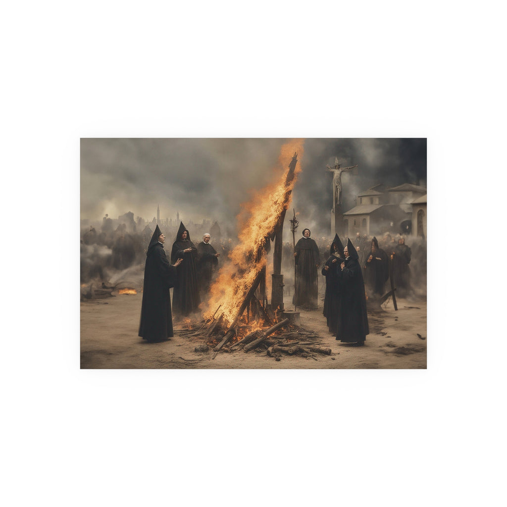 Witches Burning Satin and Archival Matte Poster