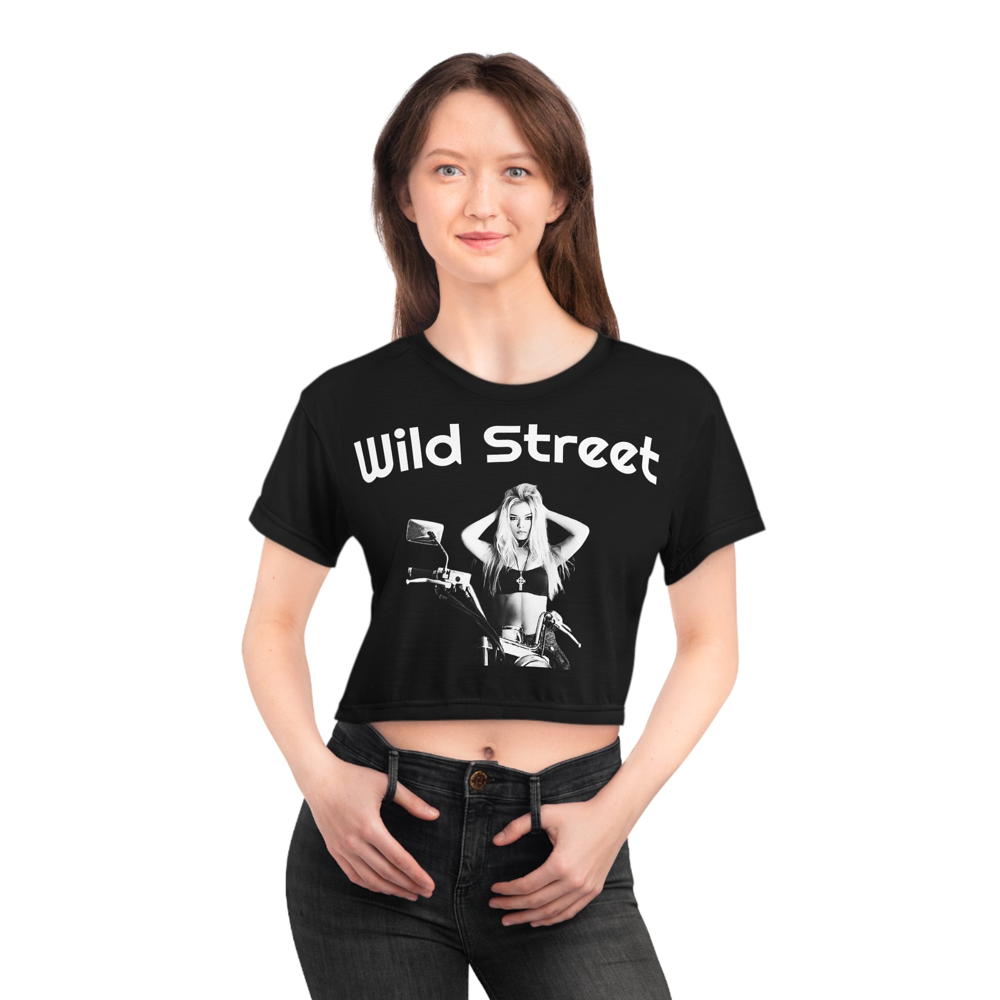 Wild Street Motorcycle Club AOP Crop Tee