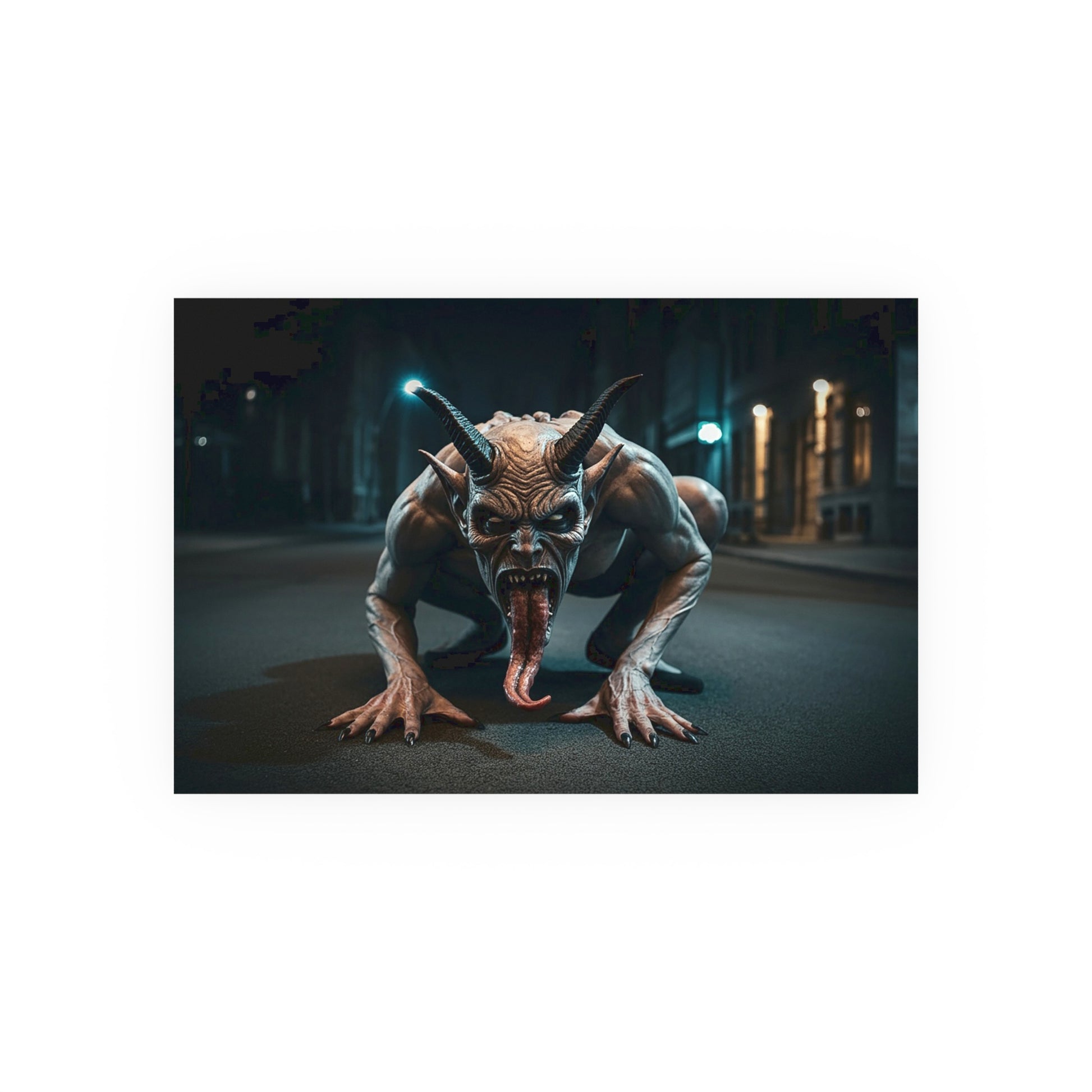 Street Demon Satin and Archival Matte Poster