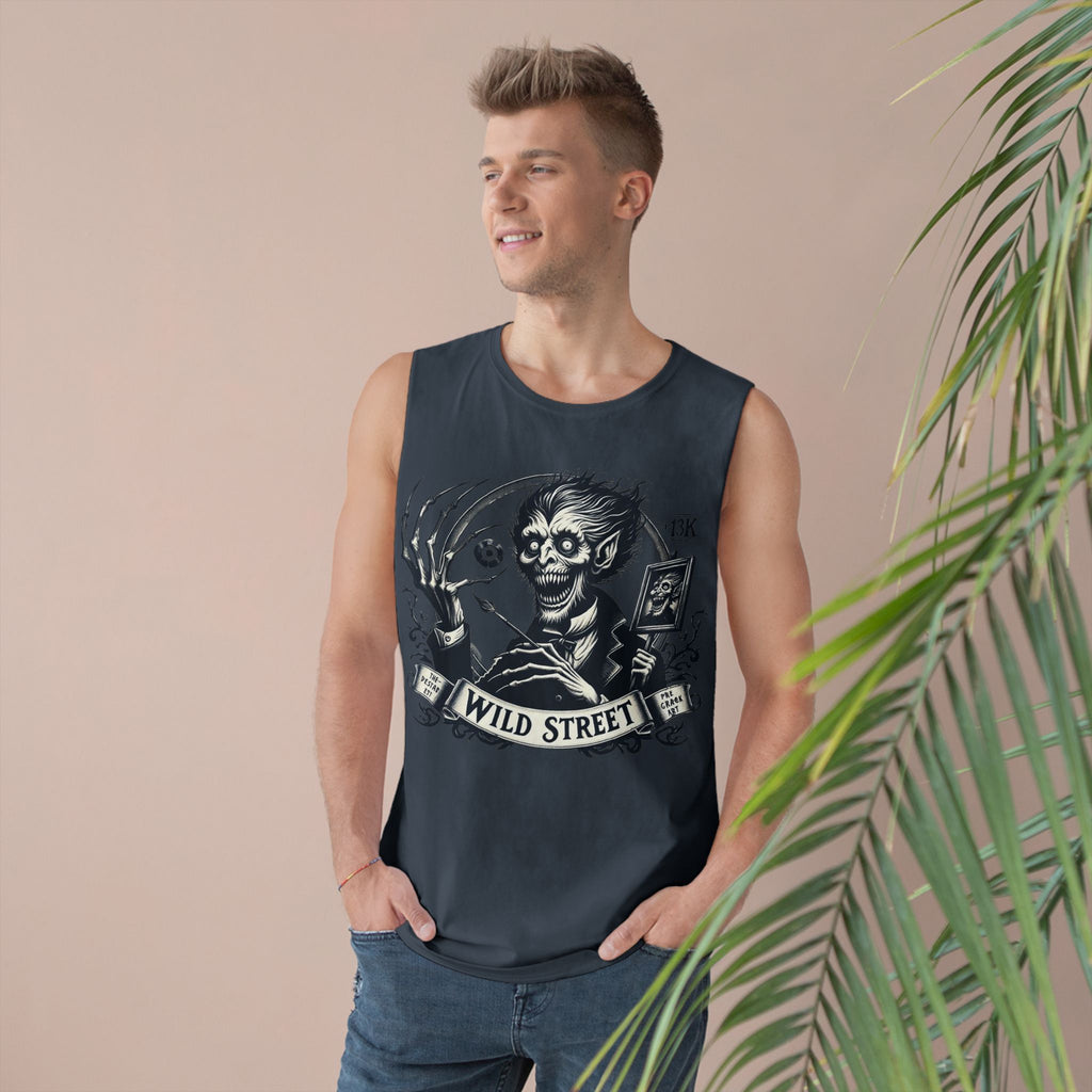 Crazy Wild Street Sleeveless Tee-Wild Street Graphic Tank Top, Gothic Style Apparel