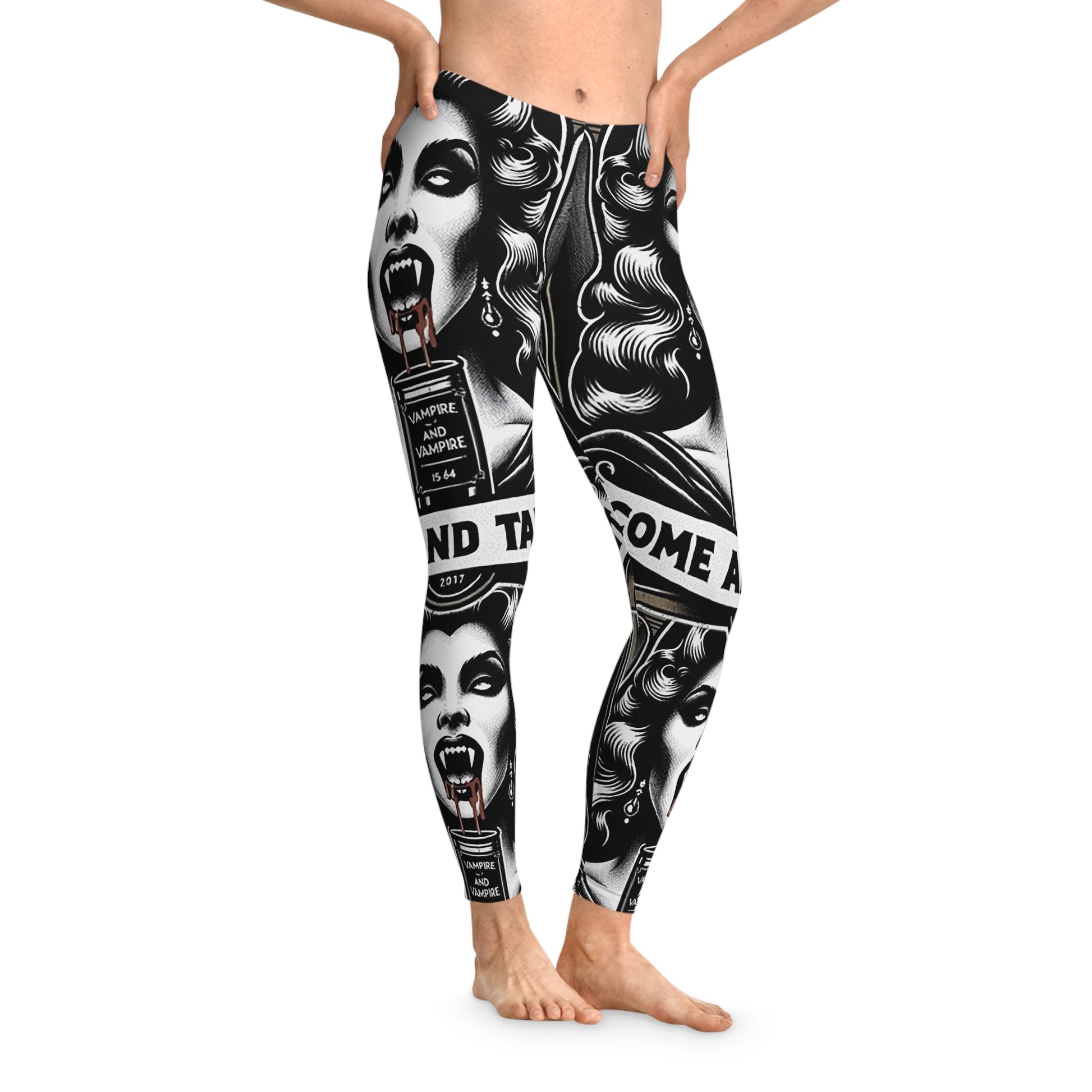 Gothic Vampire Girl Leggings