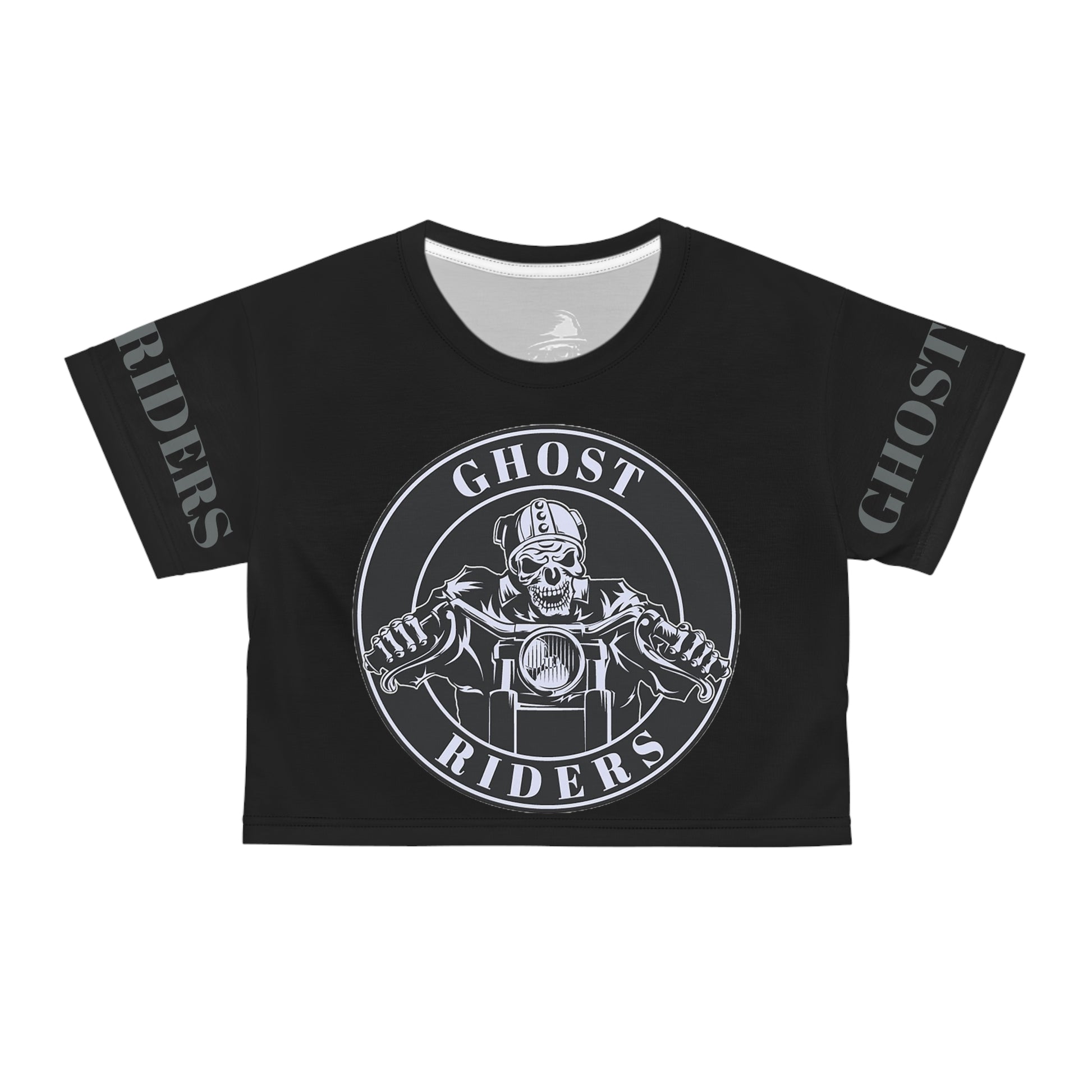 GHOST RIDERS Crop Tee (AOP)