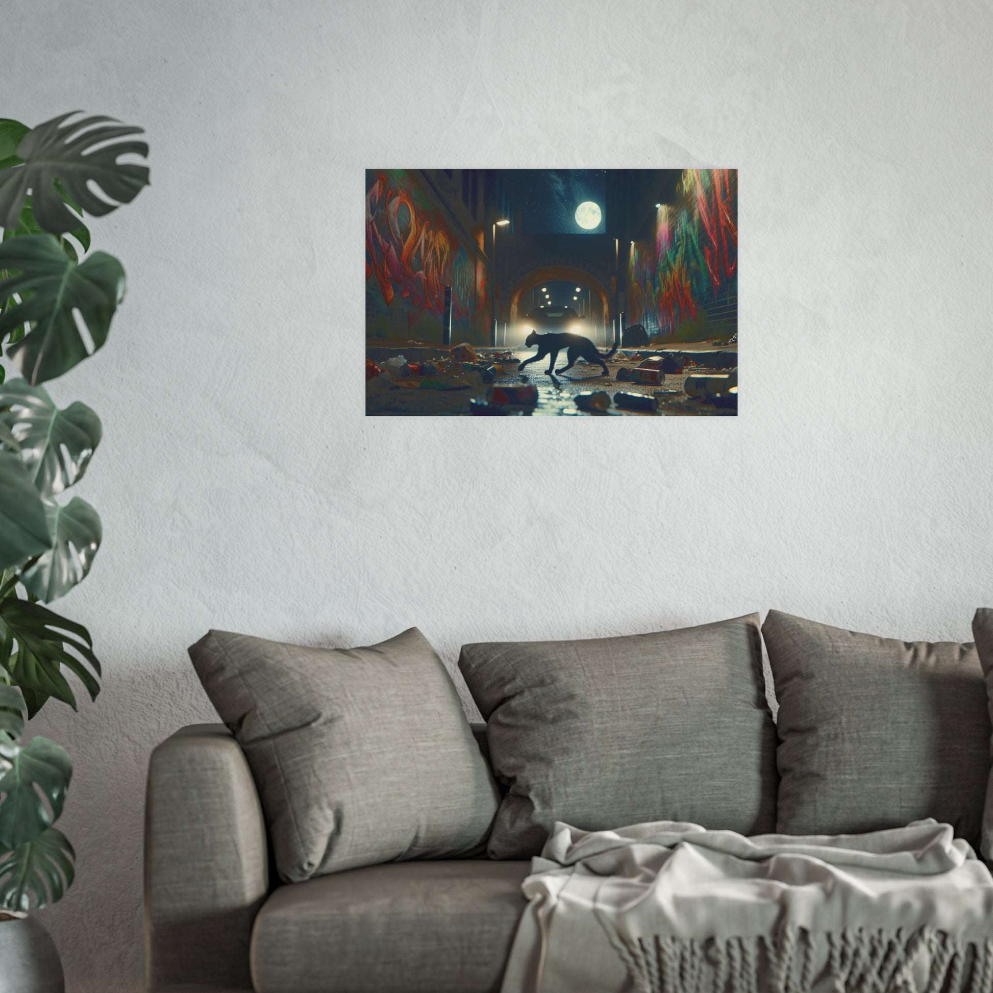 Cat Alley Satin and Archival Matte Poster