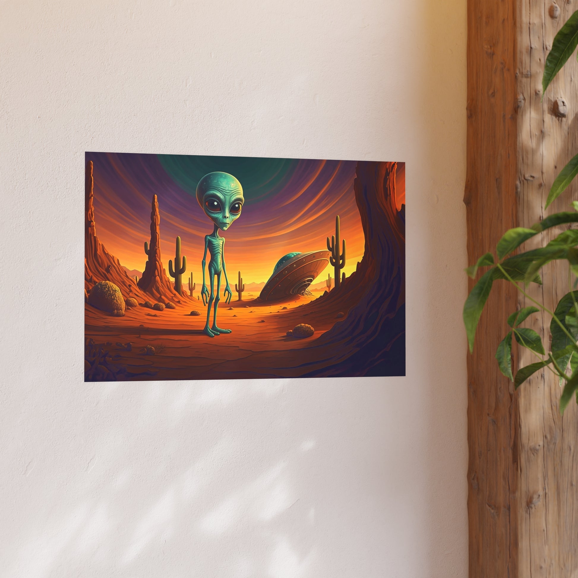 Crash Landing Satin and Archival Matte Poster