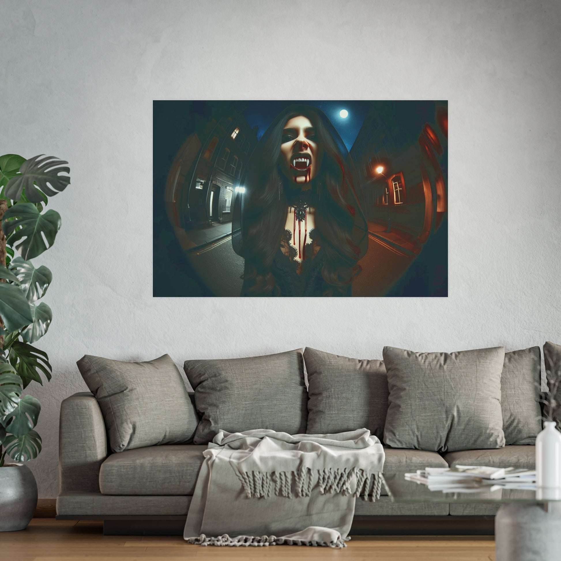 Vampire Mouth Satin and Archival Matte Poster