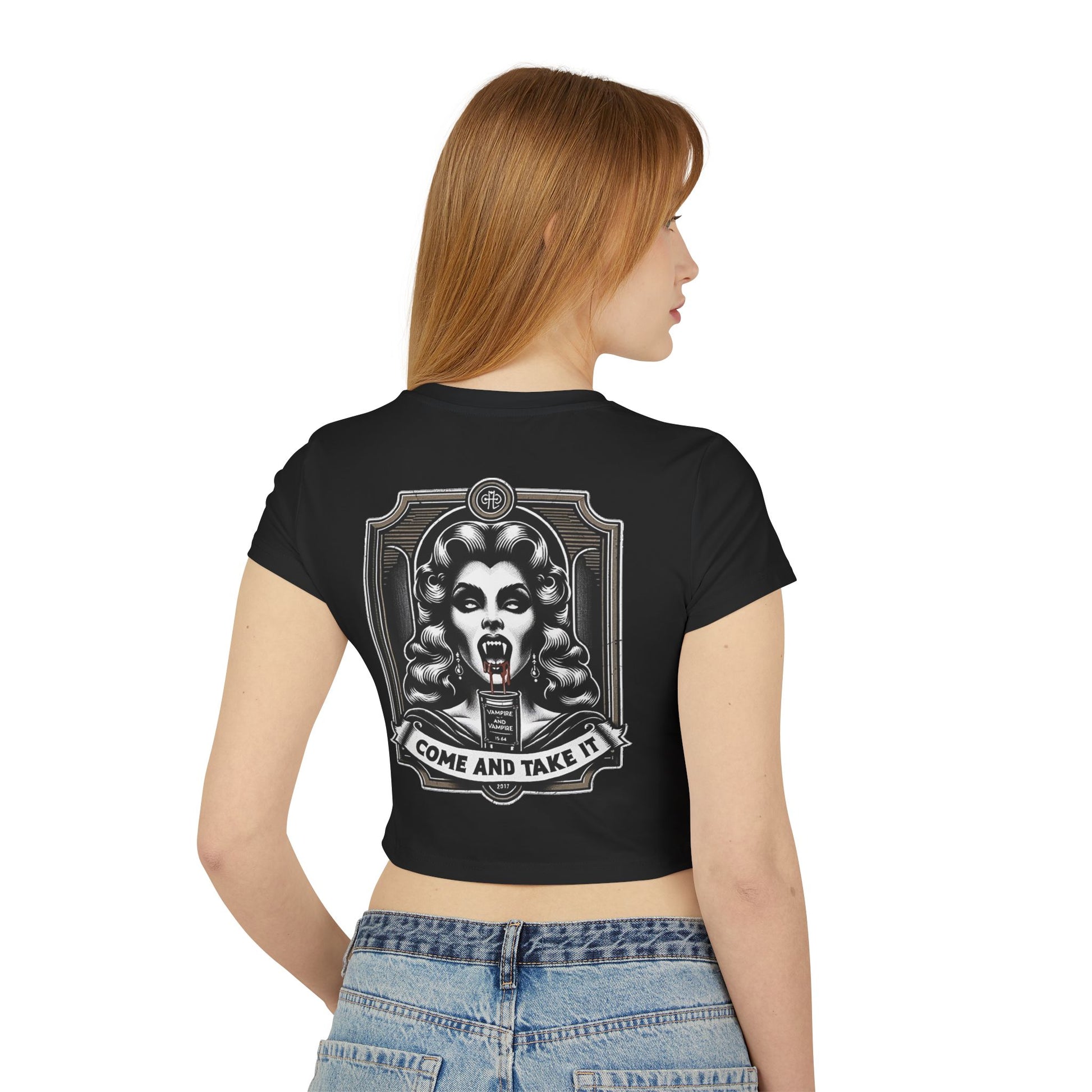 Come and Take It Vampire Women's Baby Tee