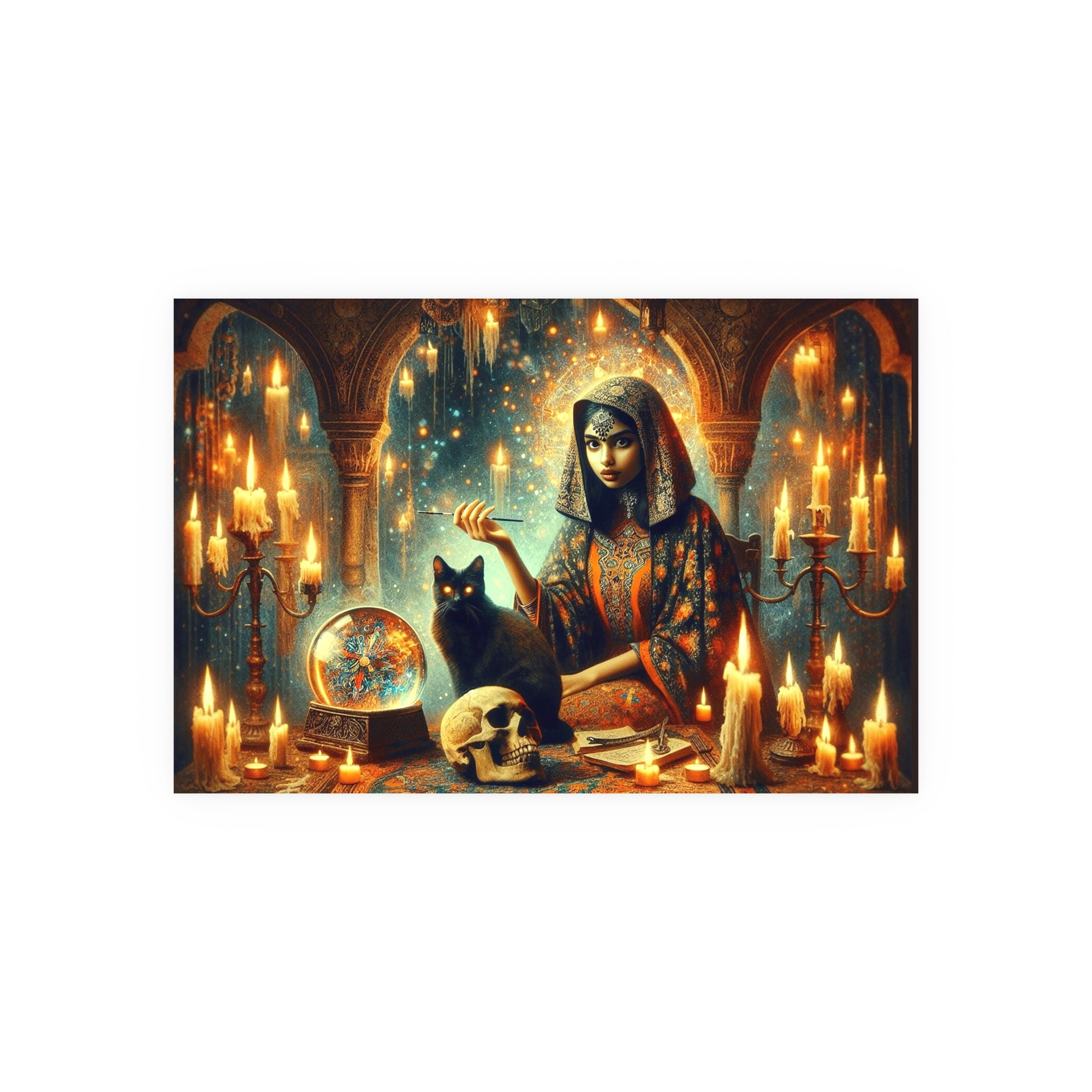 Mystic Cat Satin and Archival Matte Poster