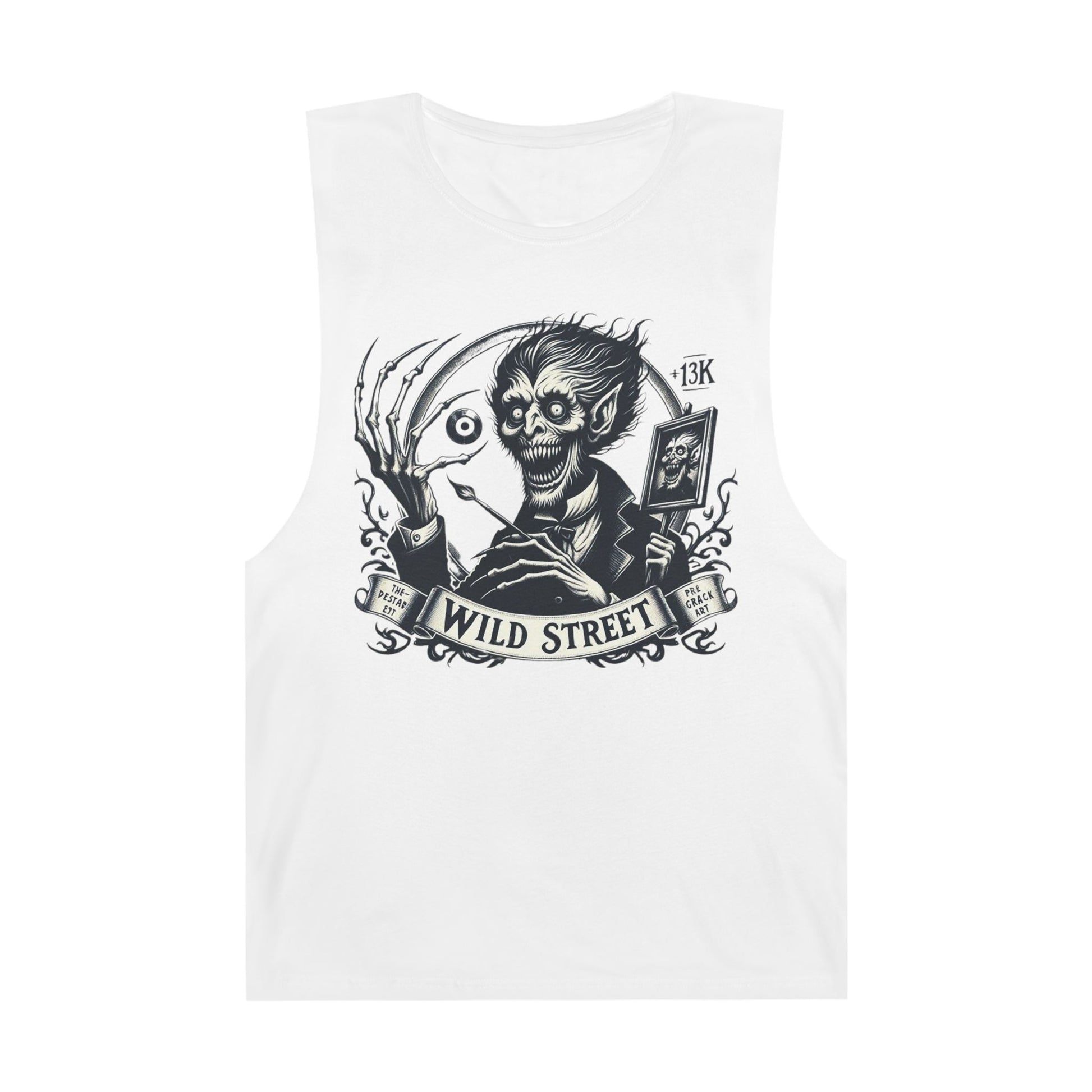 Crazy Wild Street Sleeveless Tee-Wild Street Graphic Tank Top, Gothic Style Apparel